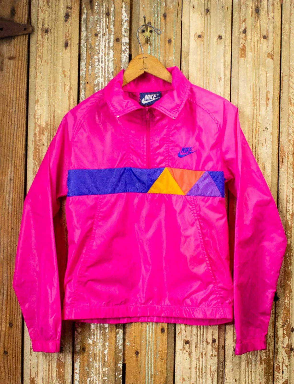 Nike Jackets Nike × Vintage Vintage Nike Neon Pink Nylon Windbreaker Jacket 90s