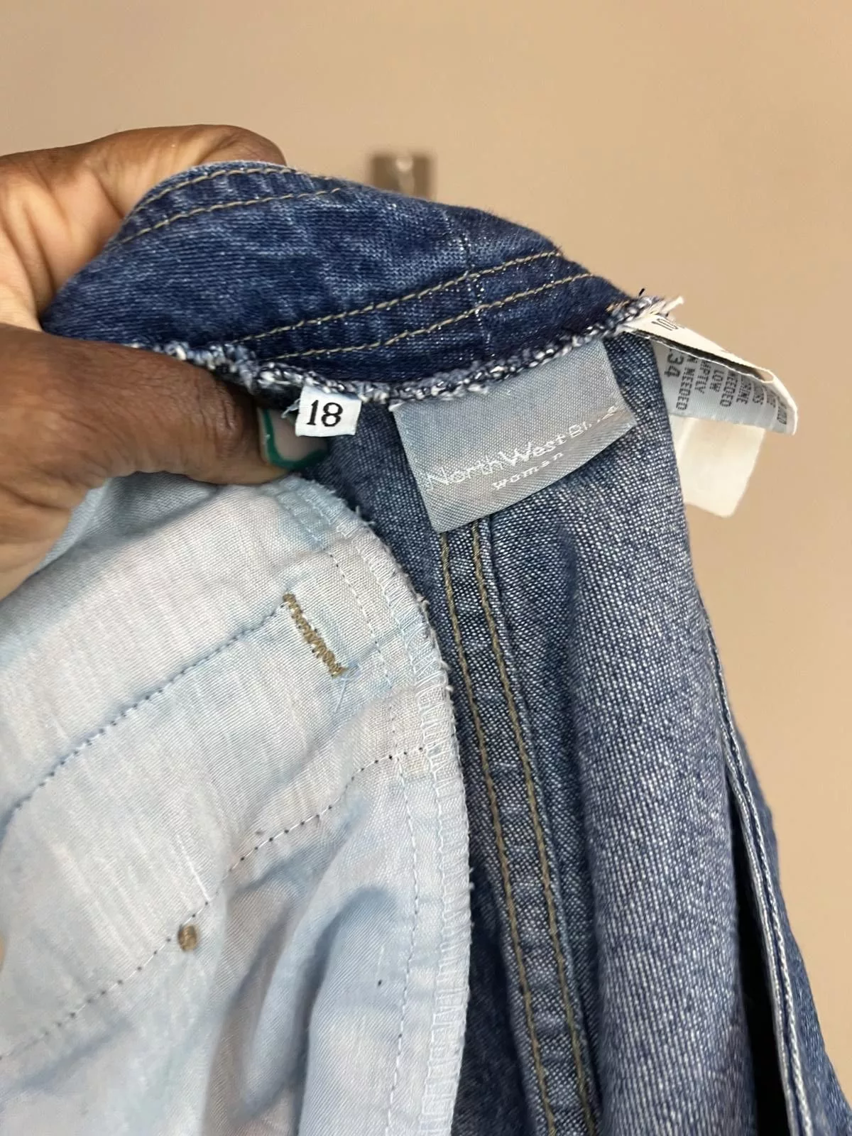 Designer Midi Skirts Designer Cute Basic Blue Denim Jean Skirt with Pockets
