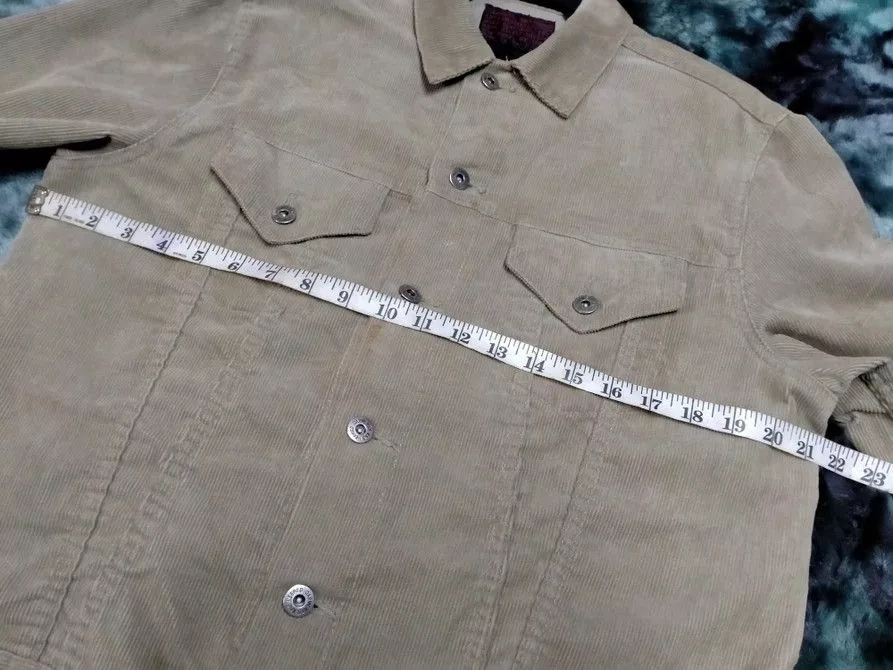 Engineered Garments Denim Jackets Engineered Garments × Nepenthes Cyberweek Vintage Engineered garment corduroy trucker jacket Beige