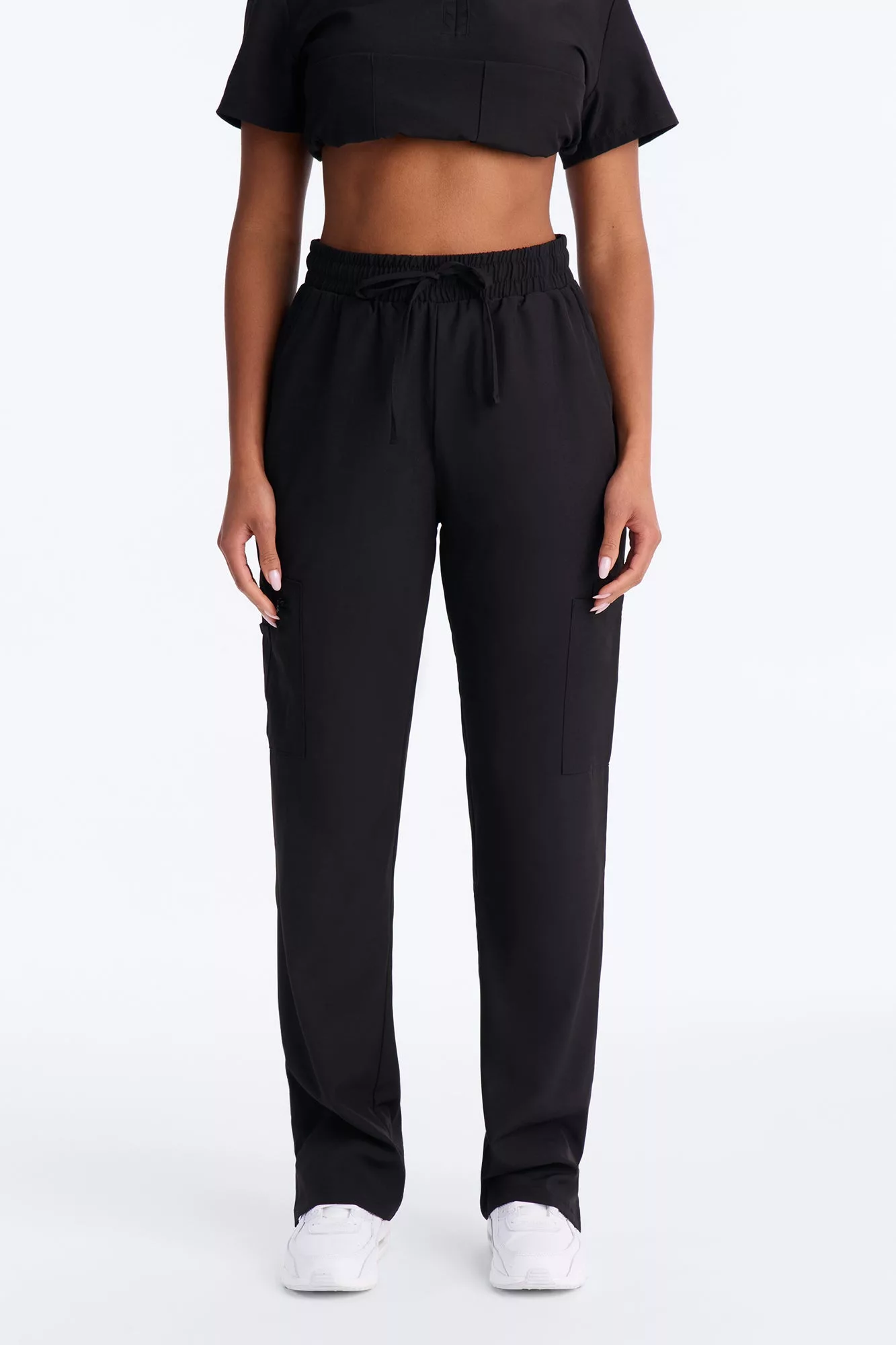 Smooth Shift Scrub Pant Bottoms - Black
