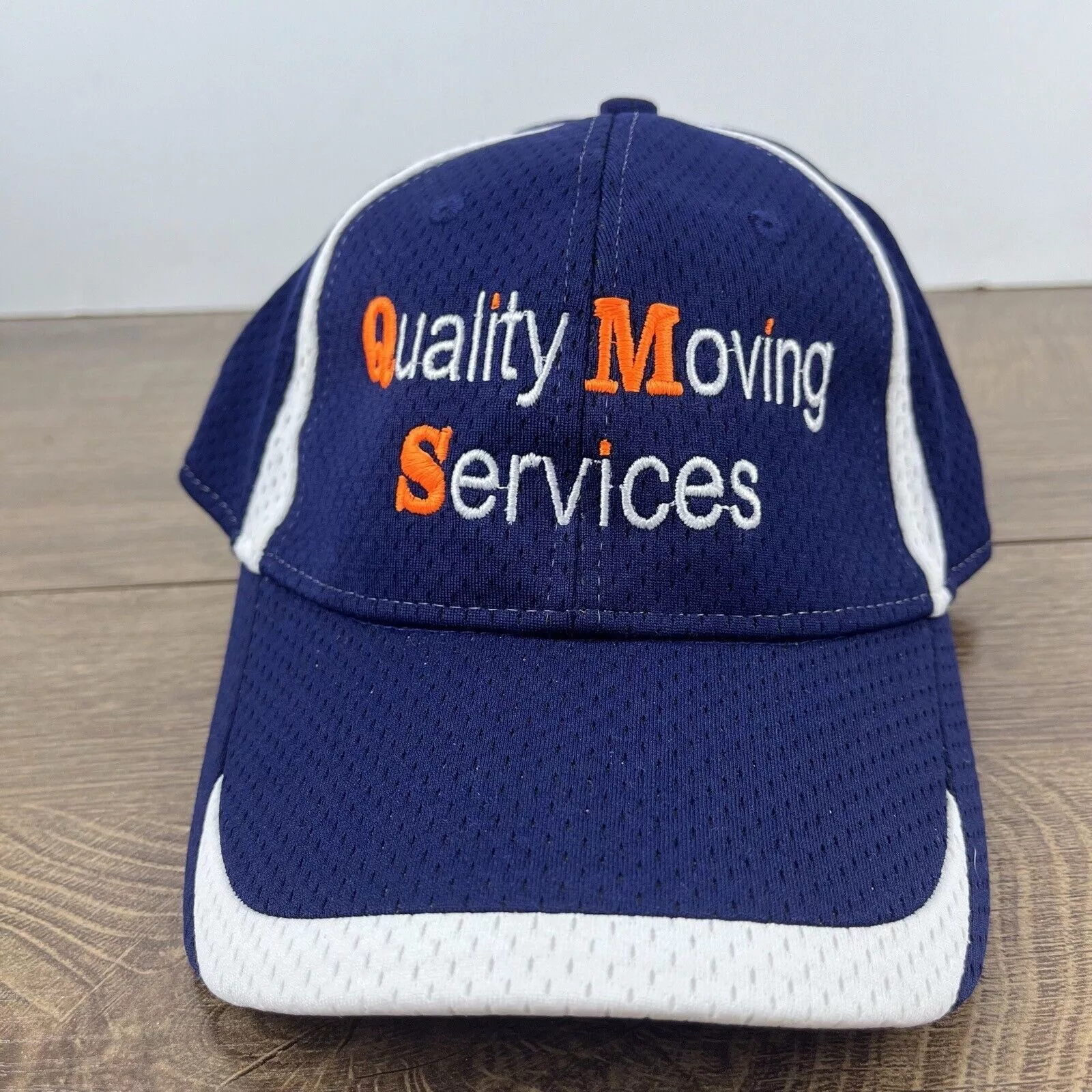 Other Hats Other QMS Hat Quality Moving Services Hat Blue Cap Adjustable Blue