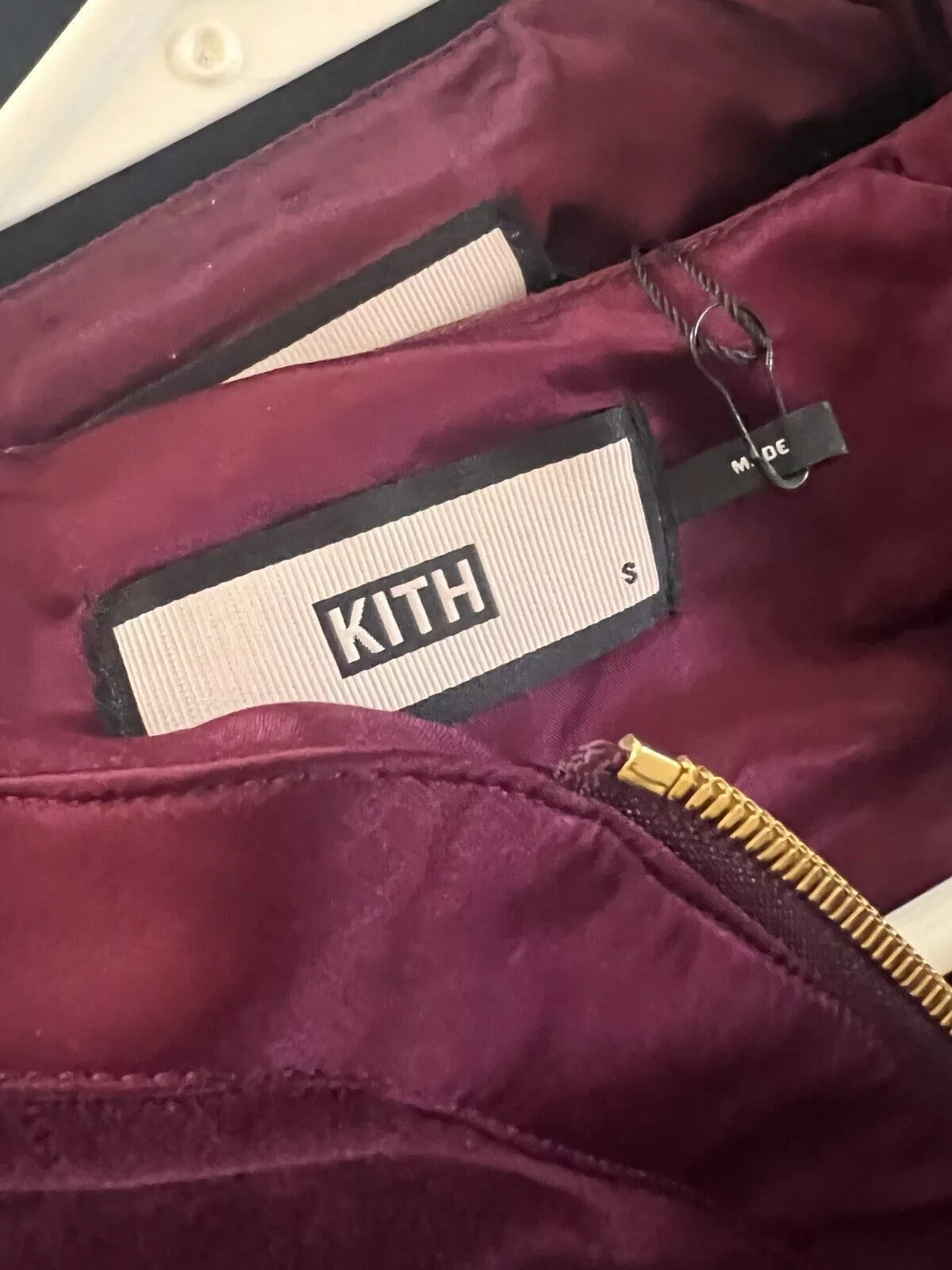 Kith Light Jackets Kith Lidl Velour Baseball Jersey XS Red