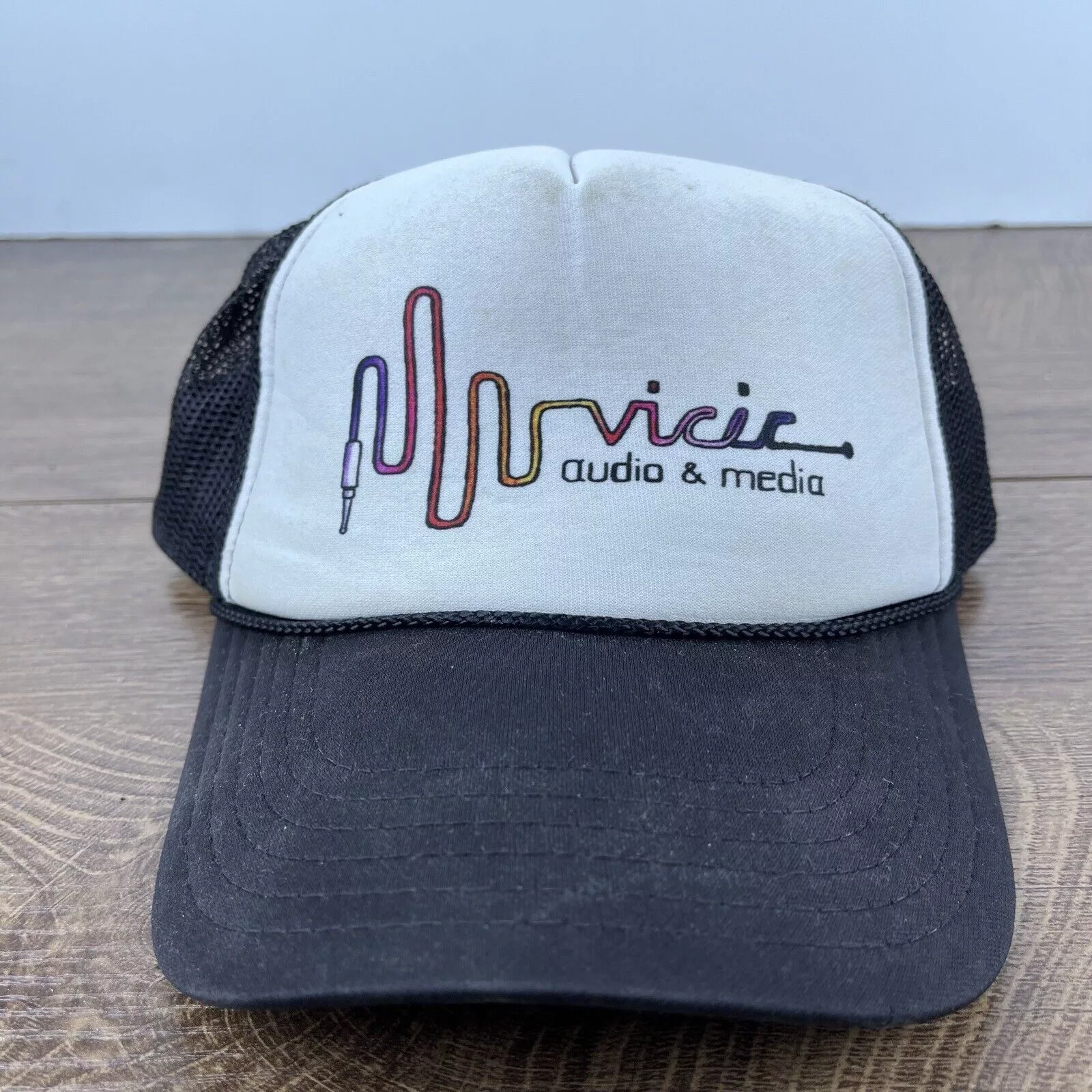 Other Hats Other Vicic Audio & Media Hat Snapback Hat White Hat Adjustable Wh