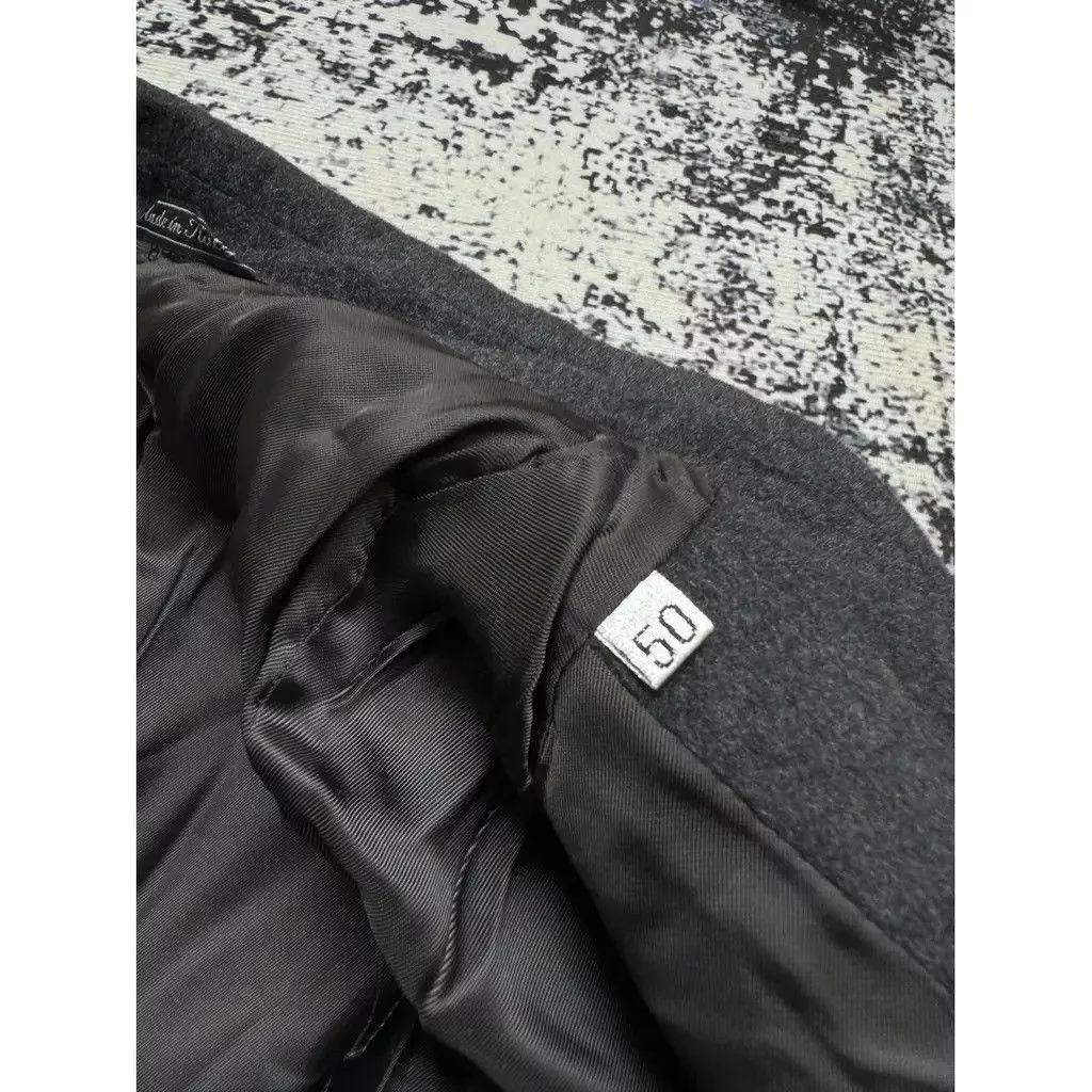 Versace Heavy Coats Versace Wool Coat Grey Size 50 fit M Gray