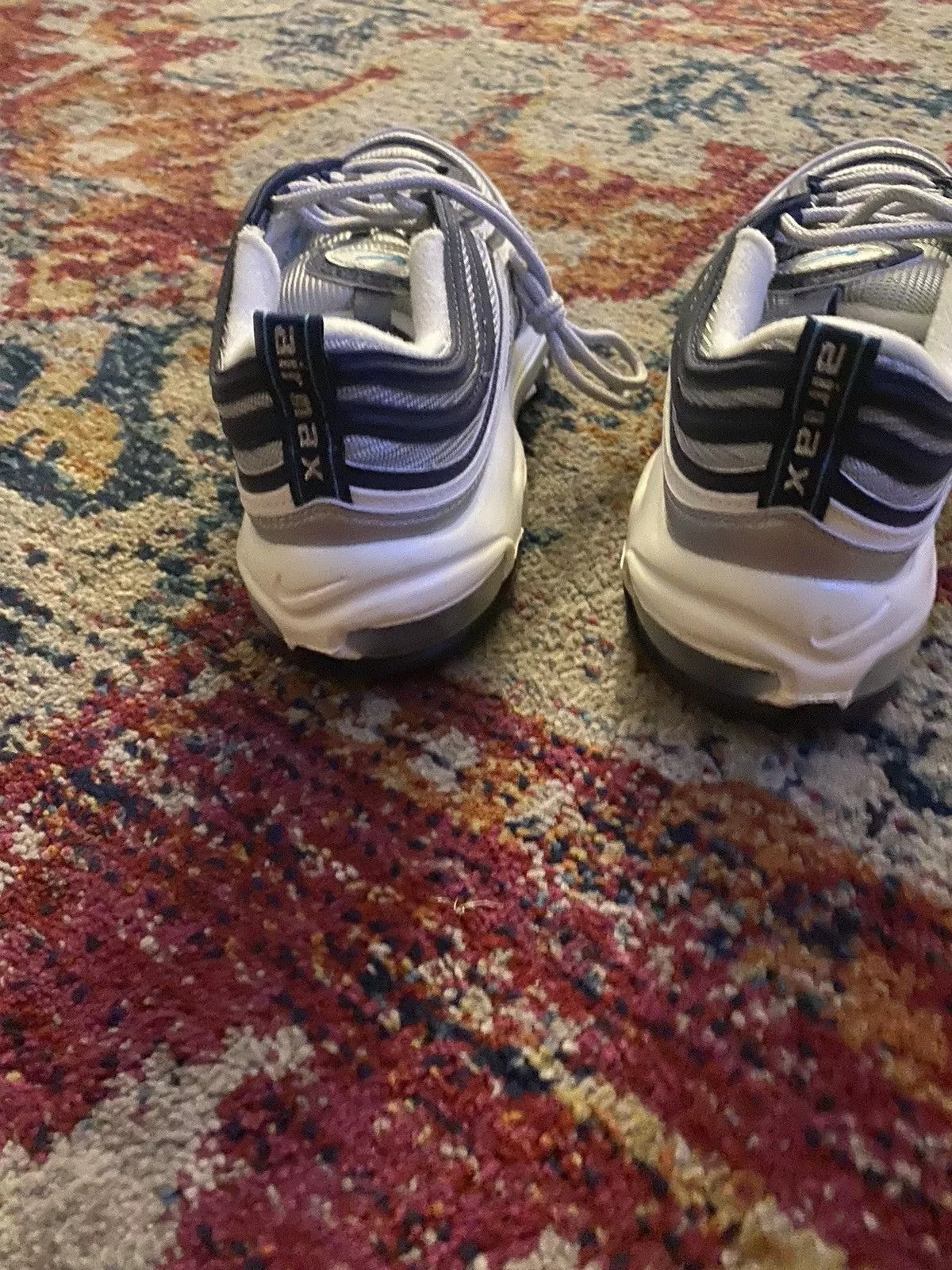 Nike Low Top Sneakers Nike Air Max 97 OG Metallic Silver Chlorine Blue