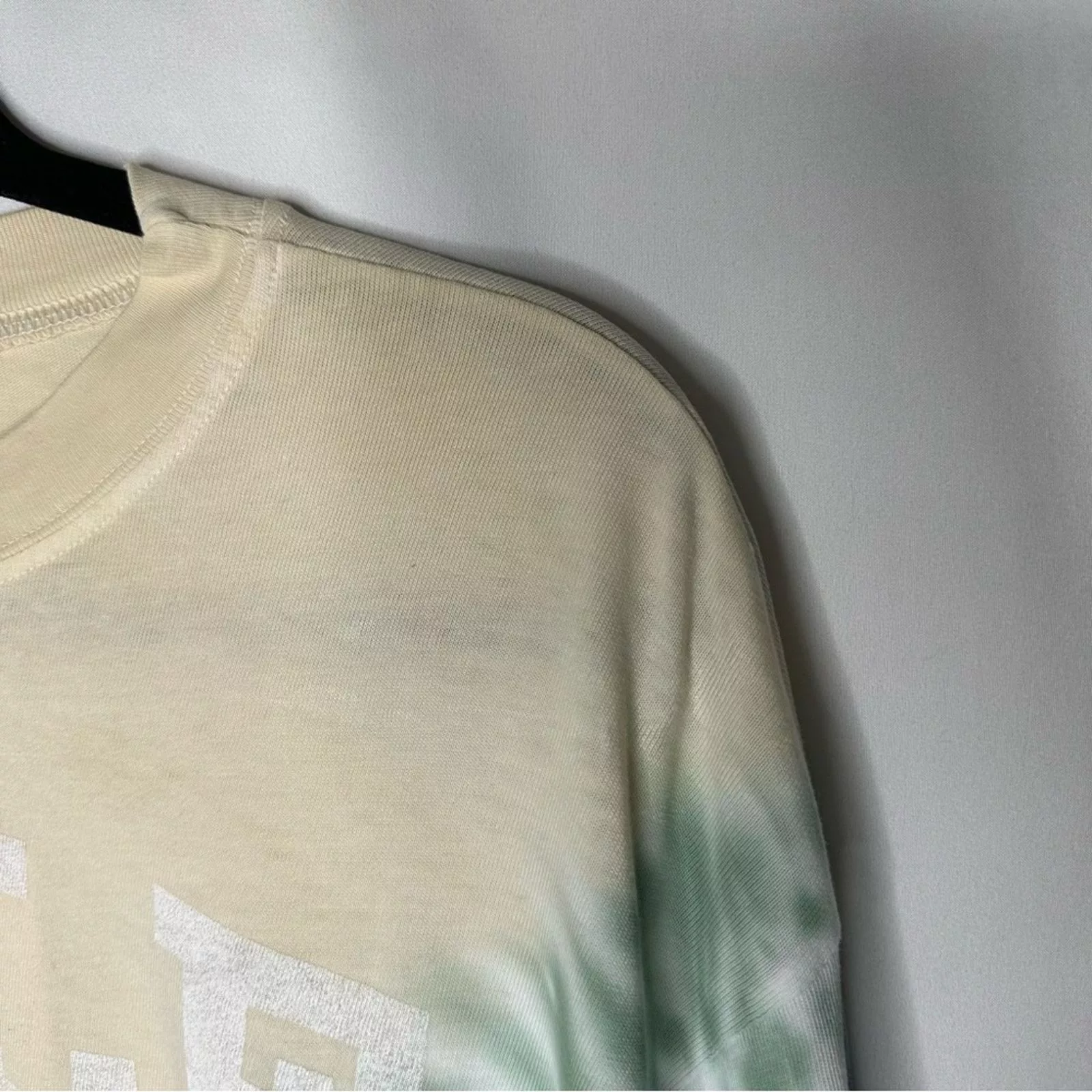 Daydreamer Blouses DAYDREAMER Yale Beach View Cropped Tie Dye Pullover NWT XS Blue