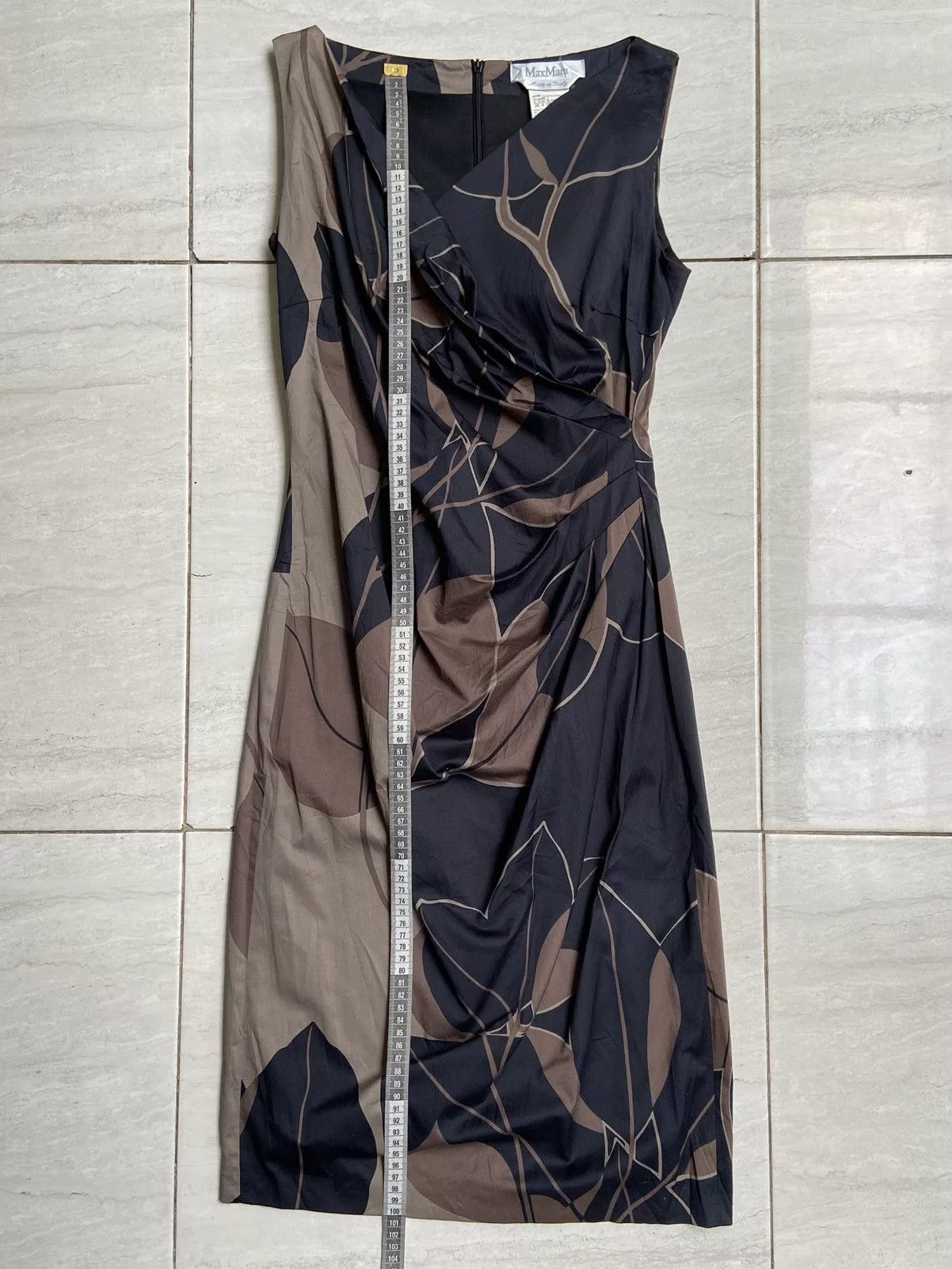 Max Mara Midi Dresses MAX MARA Patterned Dress Brown