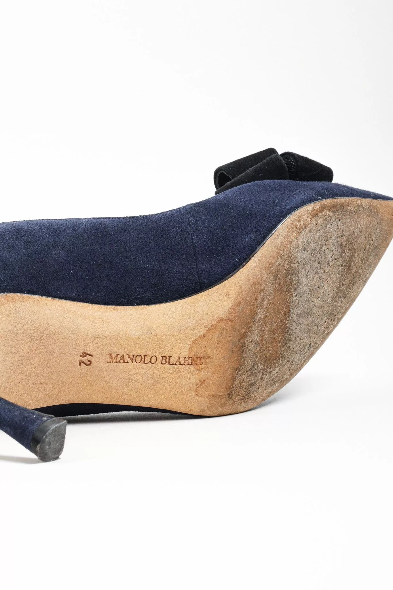Manolo Blahnik Heels Manolo Blahnik Lisane Bow Pumps Black