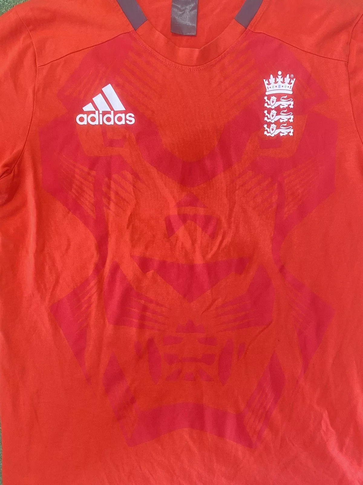 Adidas Jerseys Adidas England tshirt Jersey crikiet tee Red