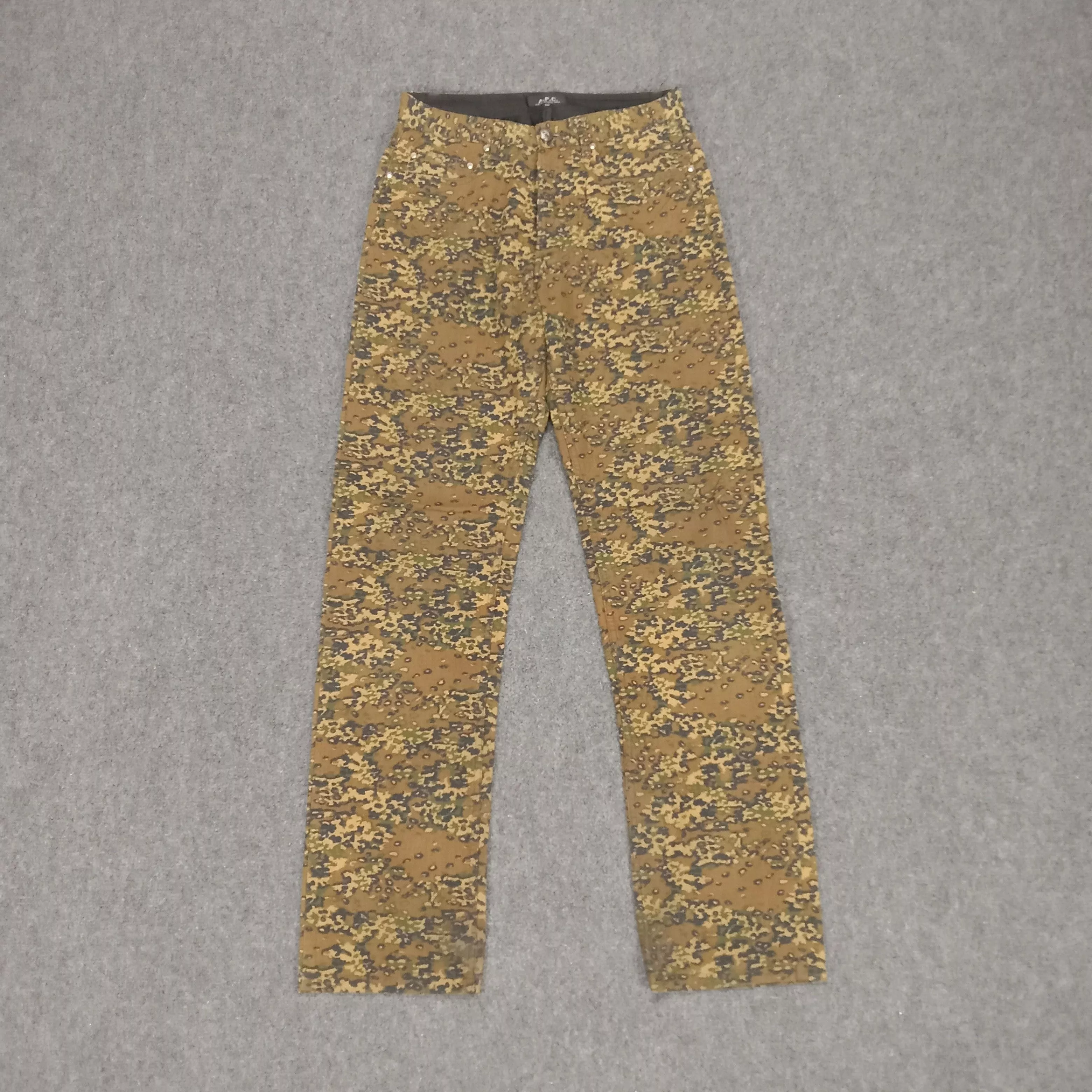 A.P.C. Casual Pants A.P.C. × Vintage A.P.C.Japanese Brand Camo Design Trousers Pants Multi