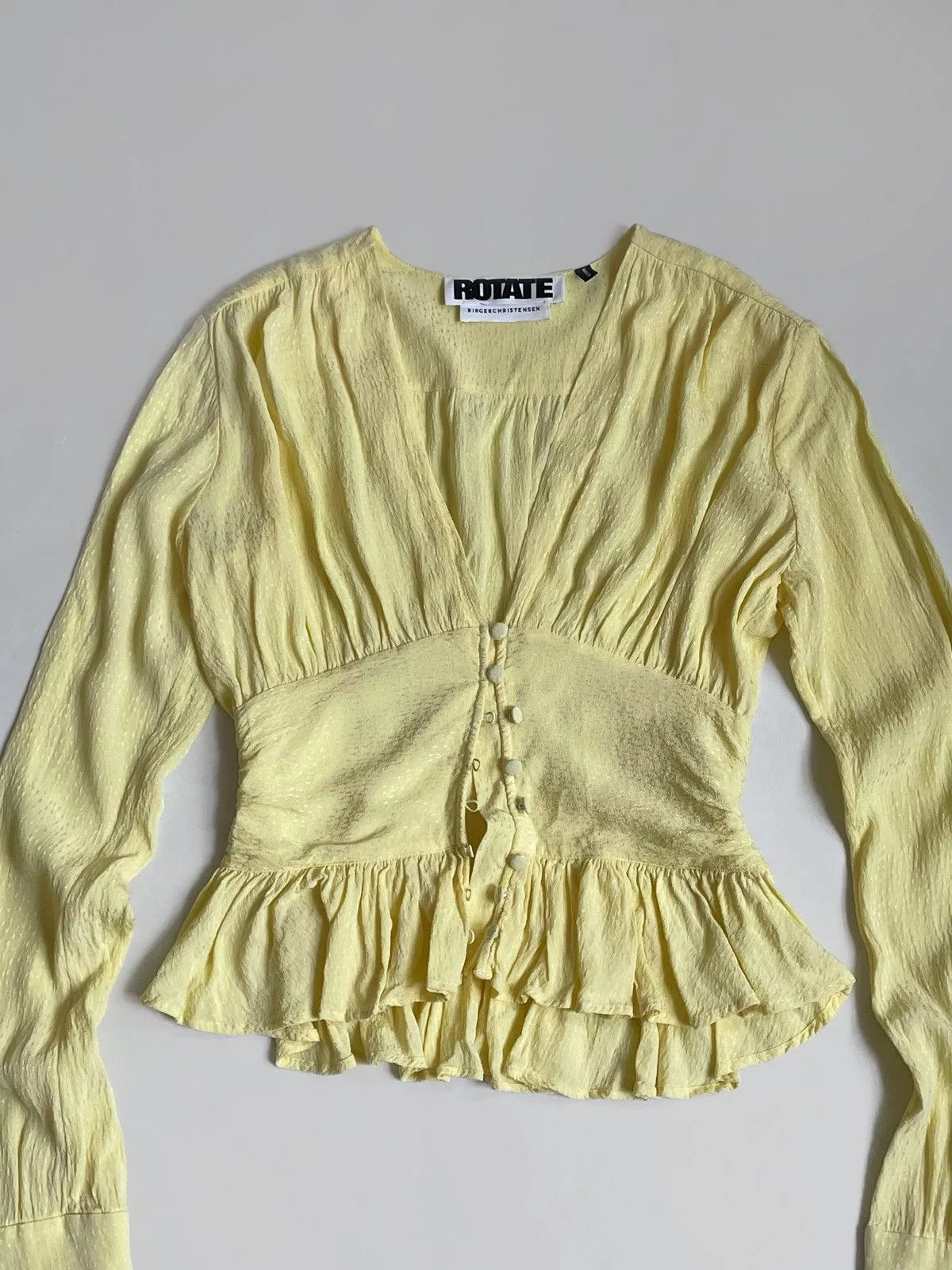 ROTATE Blouses Rotate Birger Christensen Yellow blouse