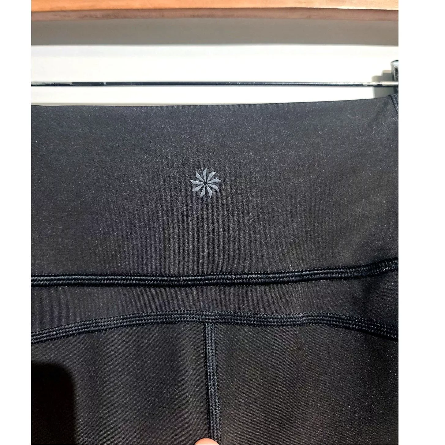 Athleta Leggings Athleta Contender Mesh Crop Black