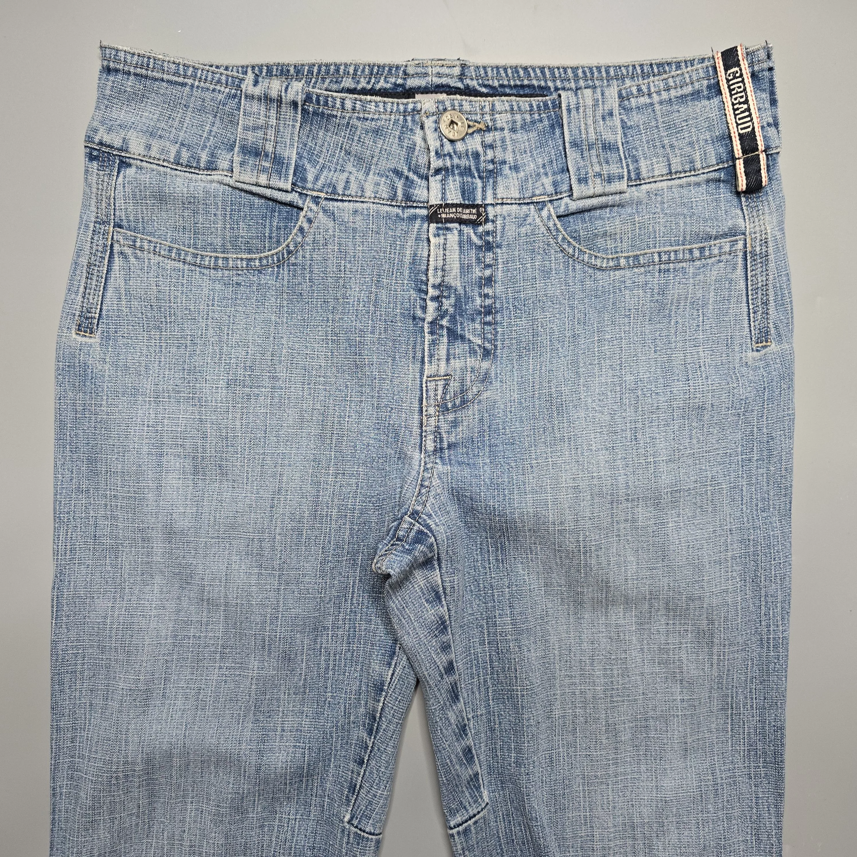 Marithe + Francois Girbaud Denim Marithe + Francois Girbaud MF+G - Y2K Bootcut Adjustable Length Jeans Blue