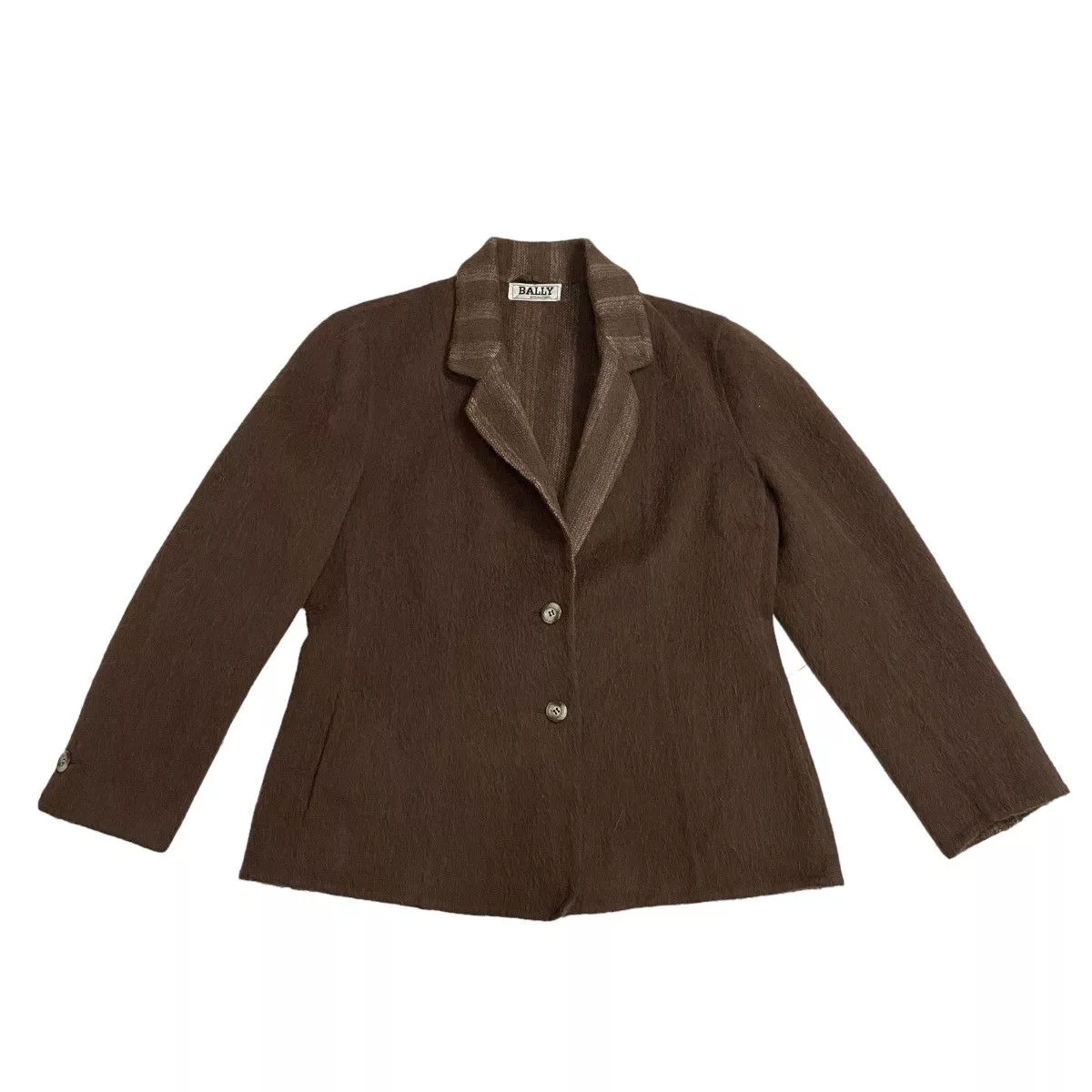Bally Coats Bally × Vintage Bally wool blazer coat Brown