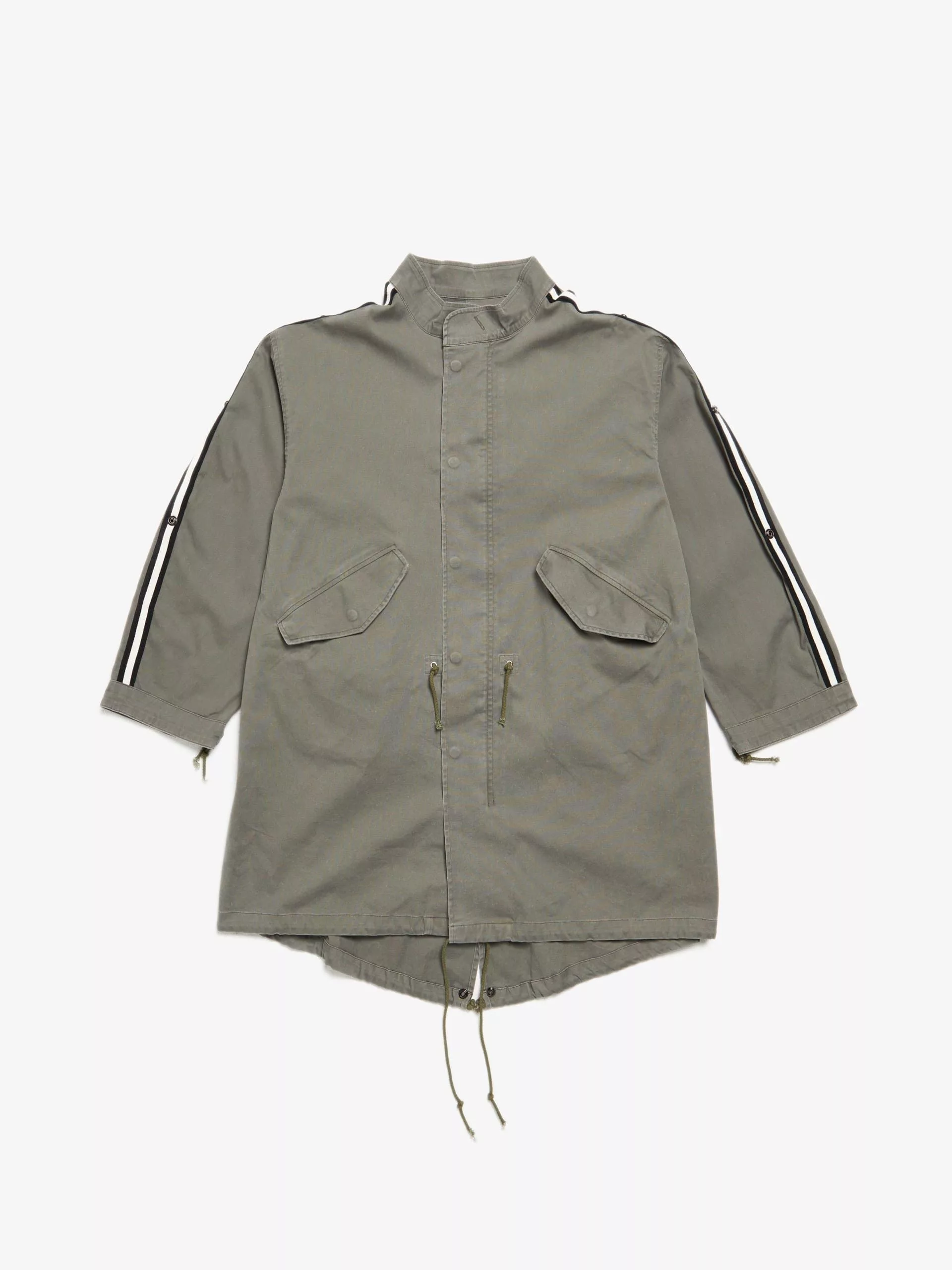Greg Lauren Parkas Greg Lauren Khaki Fishtail Parka Brown