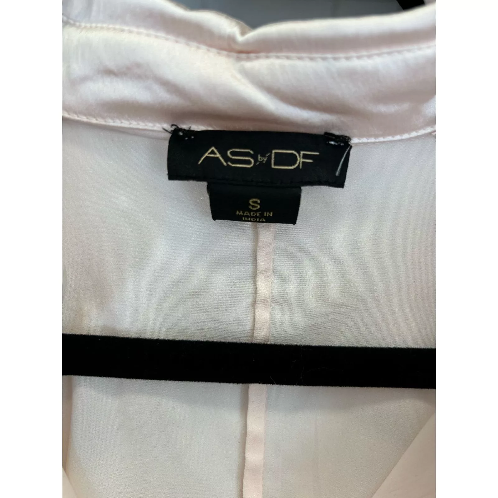 & Other Stories Blouses & Other Stories AS by DF Pink Button Up with Ruching Sleeves