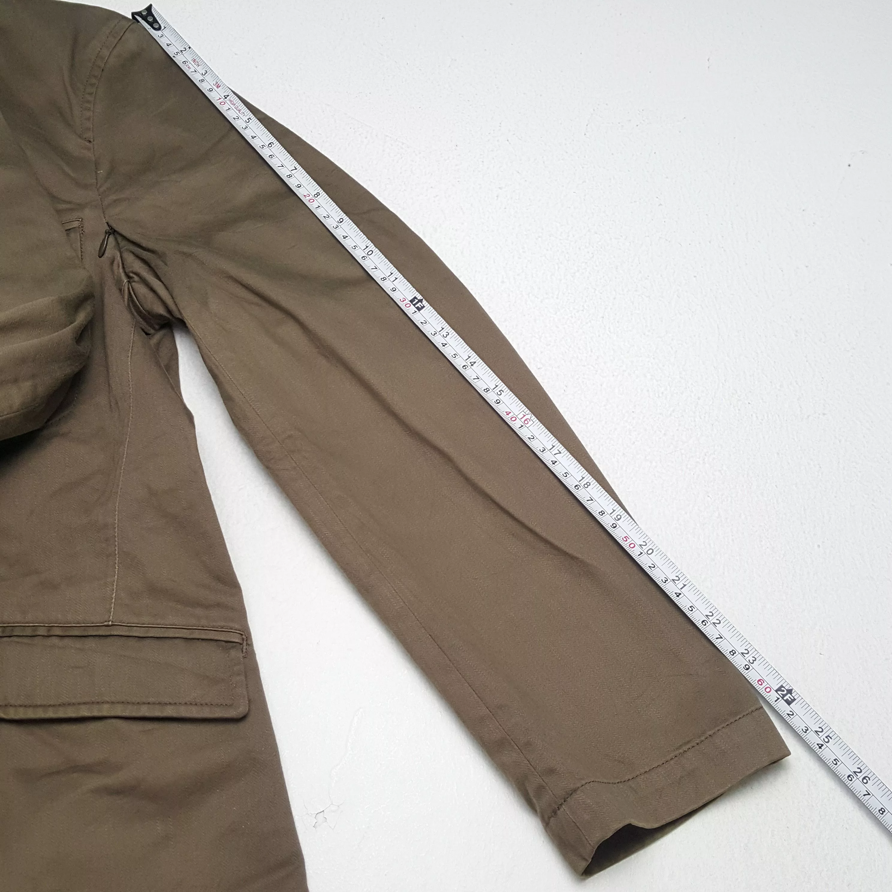 Designer Light Jackets Designer × Japanese Brand × Yohji Yamamoto YOHJI YAMAMOTO Japanese Designer Custom Art Jacket Brown