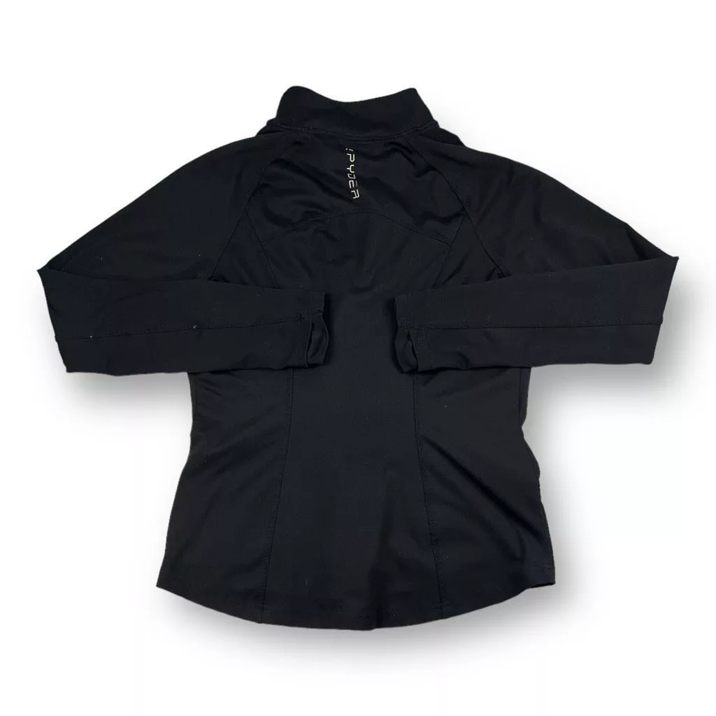 Spyder Jackets Spyder Active Full Zip Black Jacket Size Medium