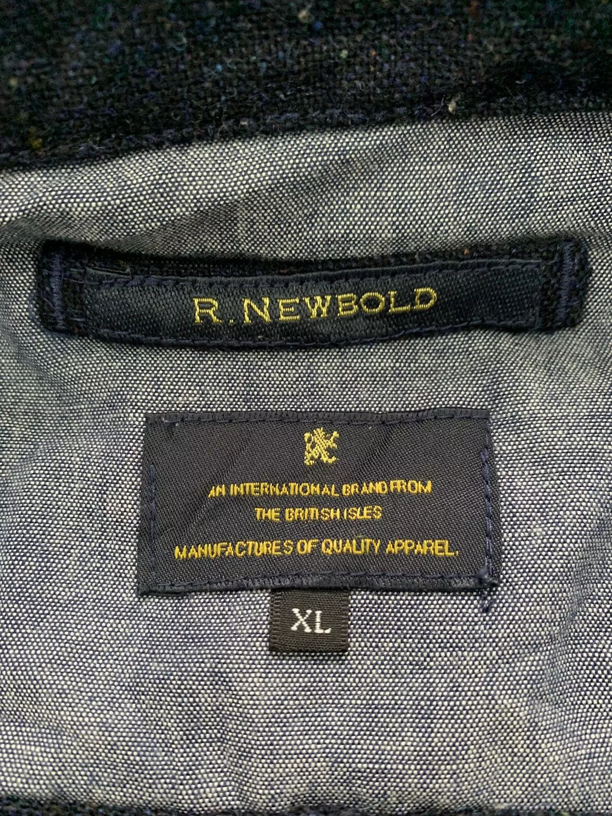 R.Newbold Light Jackets Nice R.Newbold Blend Wool Jacket Blue
