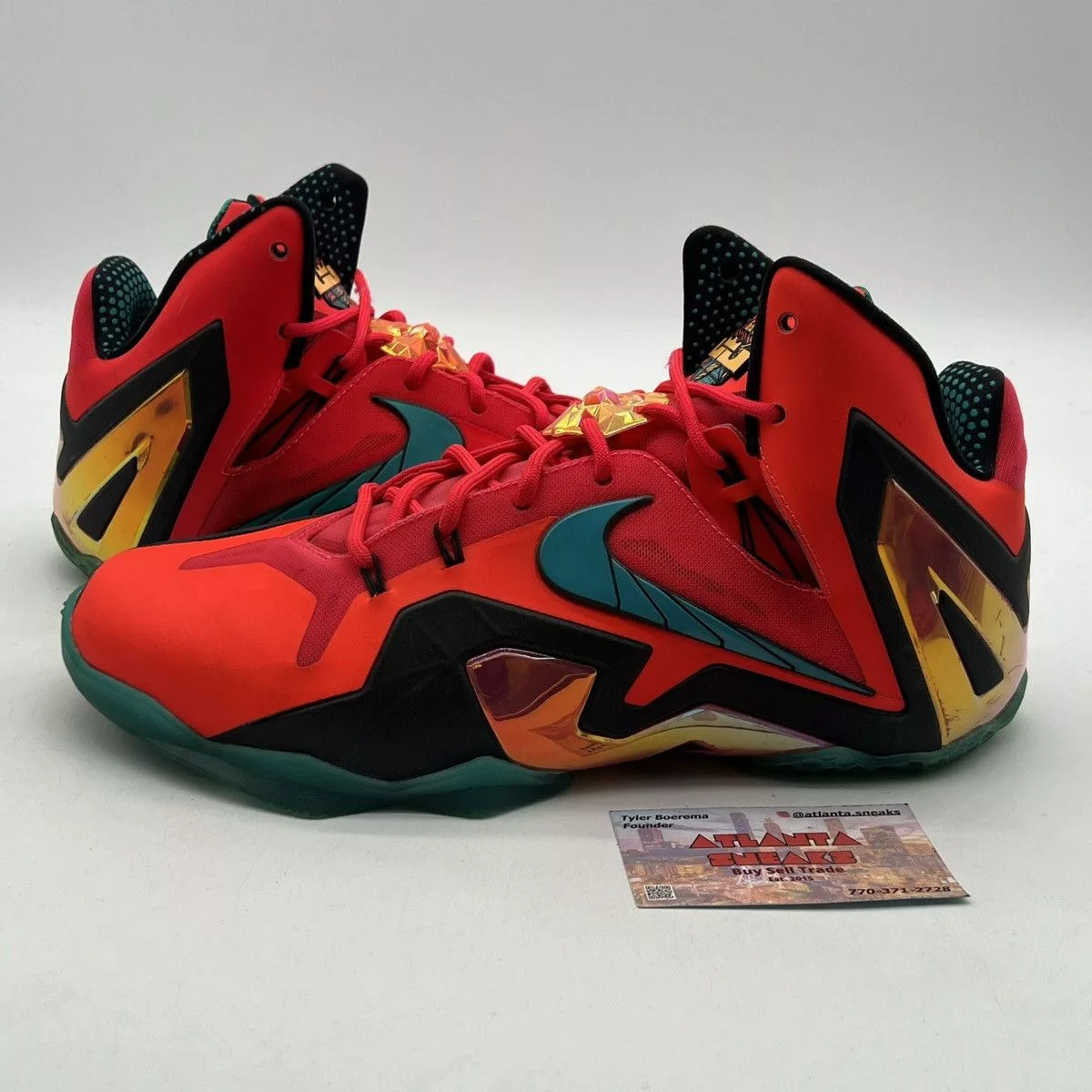 Nike Hi Top Sneakers Nike Lebron 11 hero pack Red