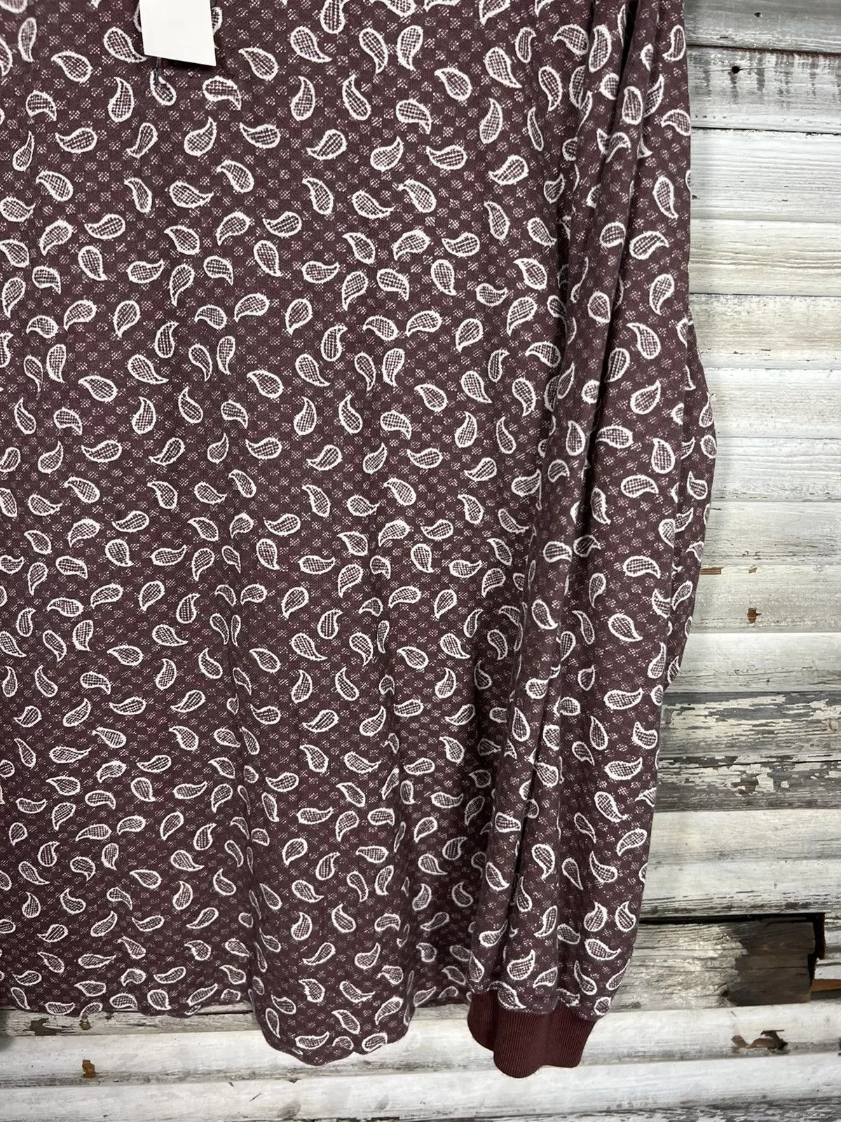Bugle Boy Polos Bugle Boy × Vintage Vintage Paisley Print Bugle Boy Rugby Red