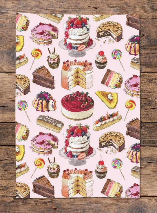 Cake Cotton Towel