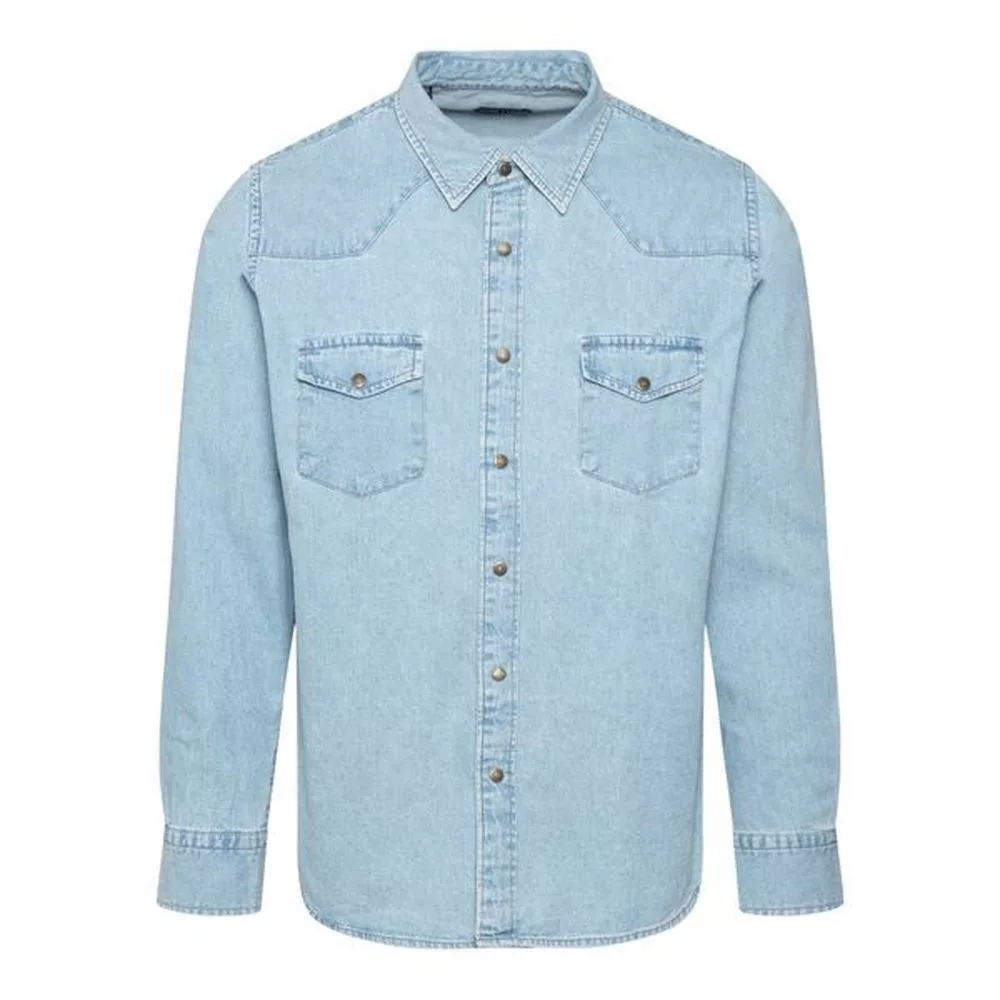 Tom Ford Shirts Button Ups Tom Ford o1loc1c0624 S0271 Denim Street Shirt in Light Blue