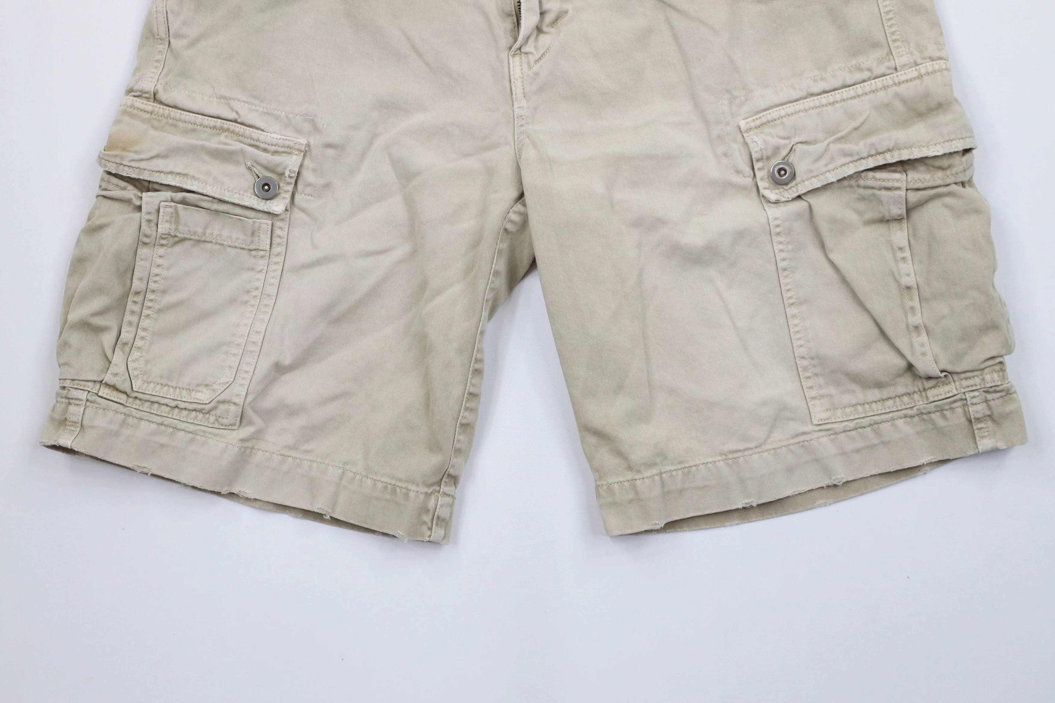 American Eagle Outfitters Shorts American Eagle Outfitters × Vintage Vintage American Eagle Outfitters Surplus Cargo Shorts Beige