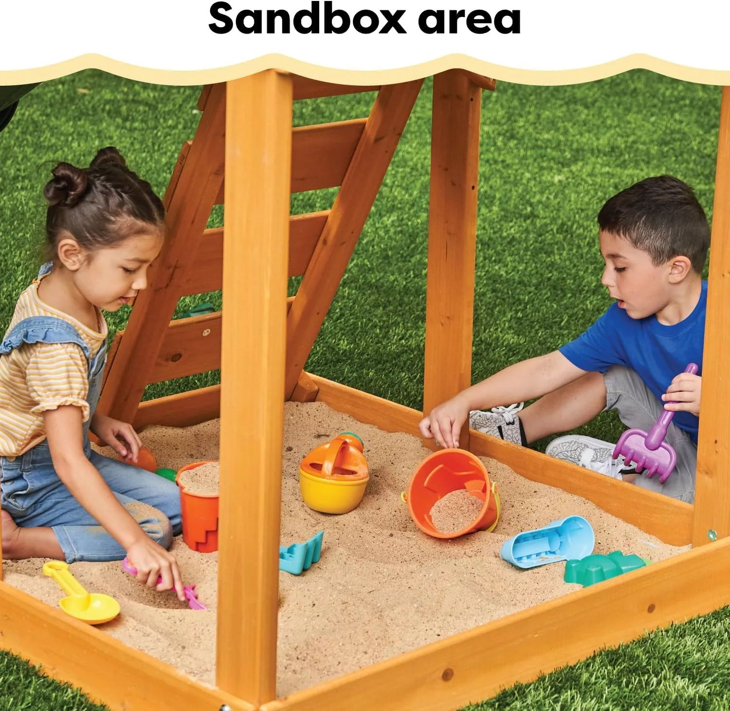 KidKraft Appleton Wooden Swing Set, (Amazon Exclusive)