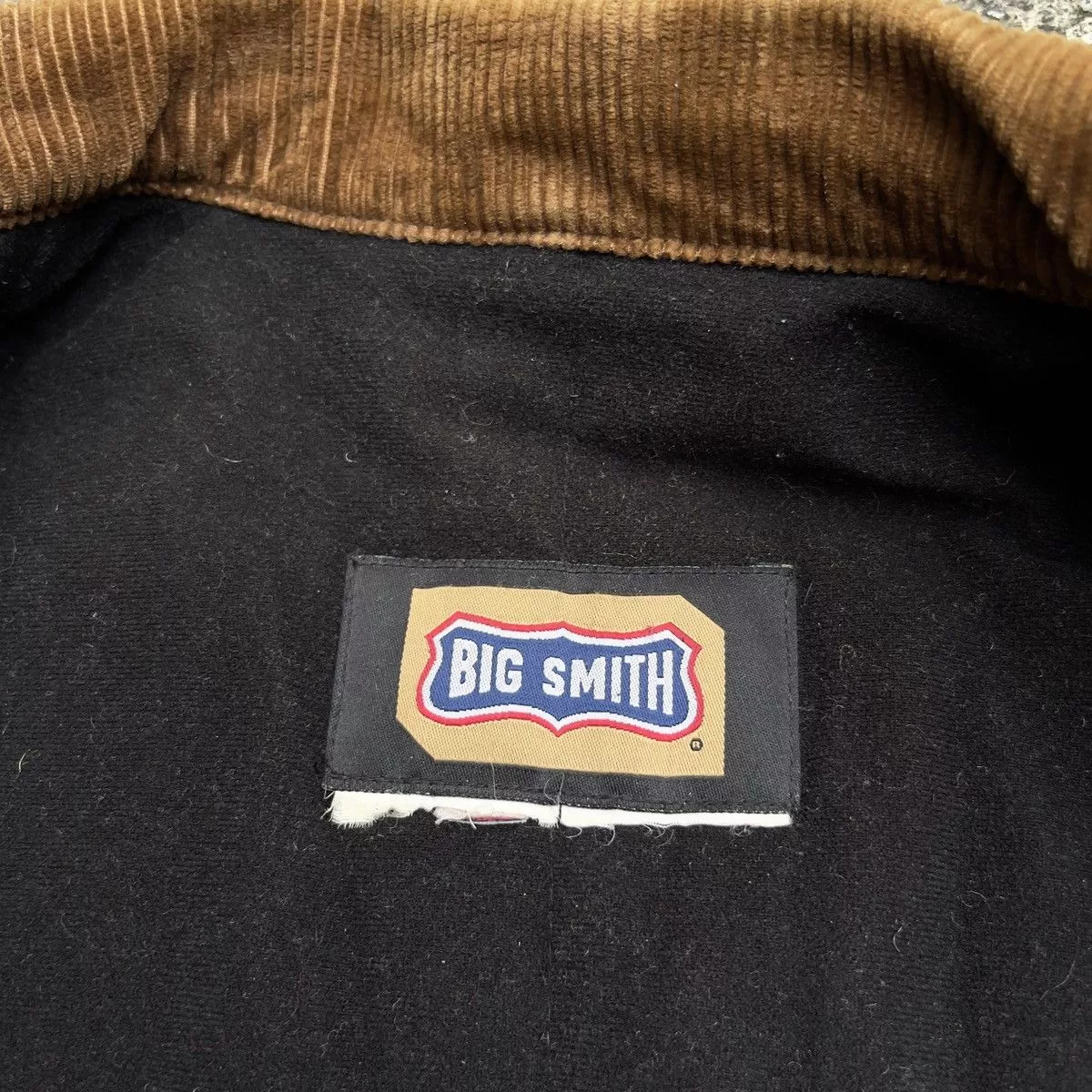 Carhartt Heavy Coats Carhartt × Dickies × Vintage Vintage Thrashed 90’s BIG SMITH Insulated Detroit Jacket Beige