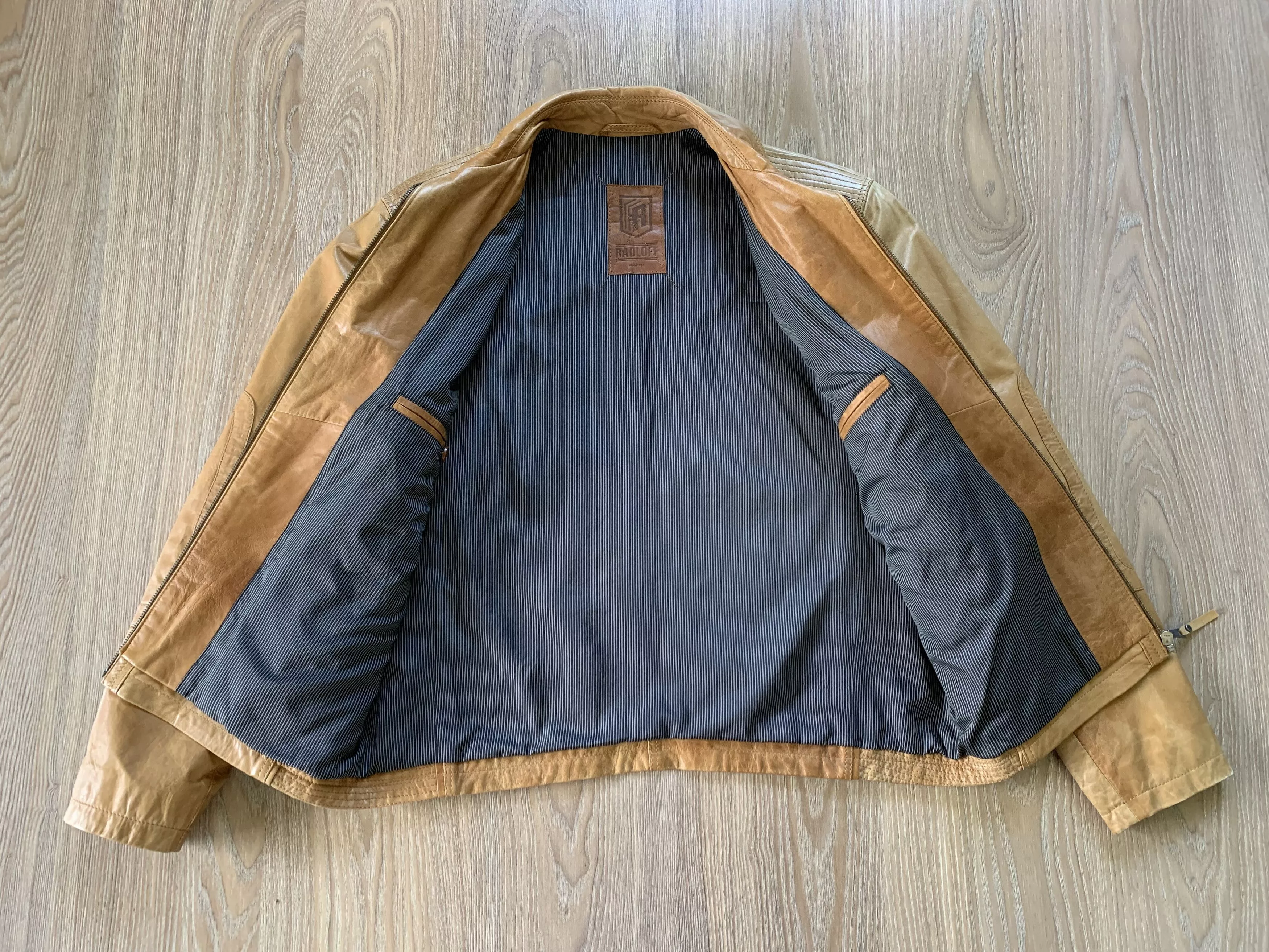 Vintage Leather Jackets Vintage Radloff Leather Jacket Gold