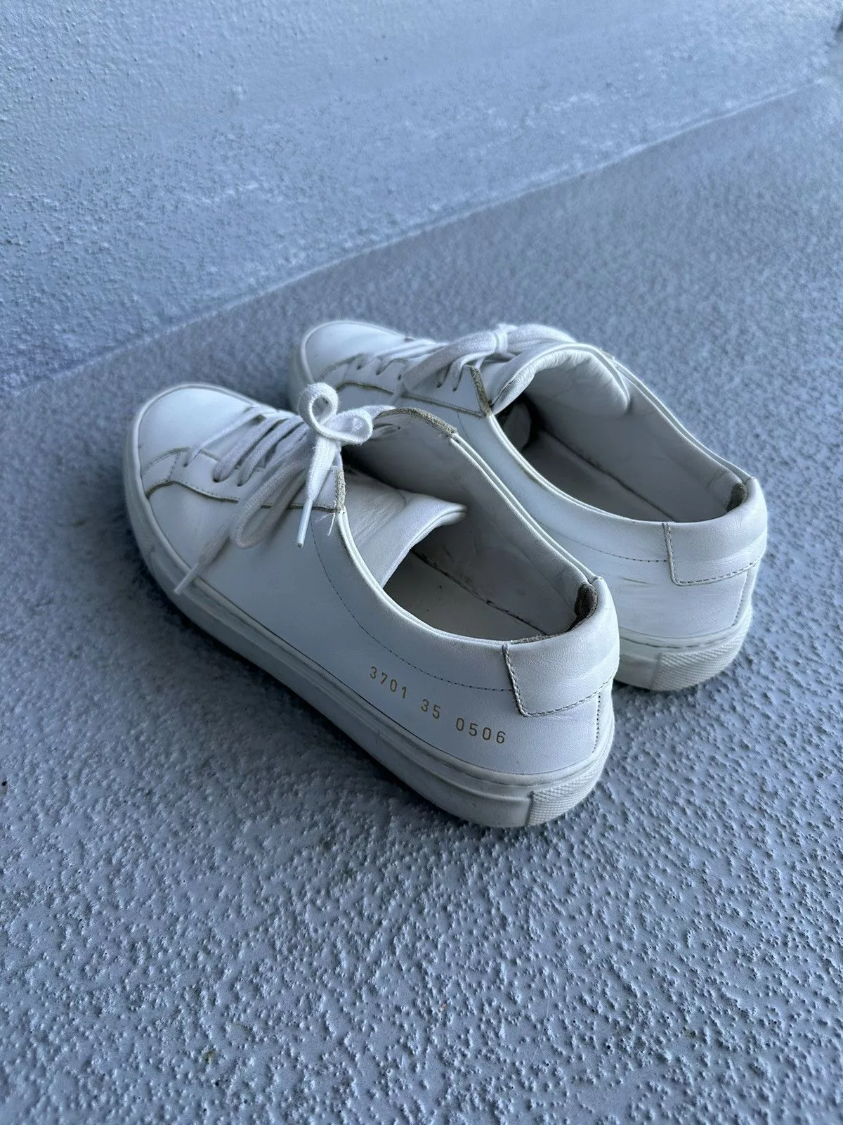 Common Projects Low Top Sneakers WOMAN BY COMMON PROJECTS EU35 White