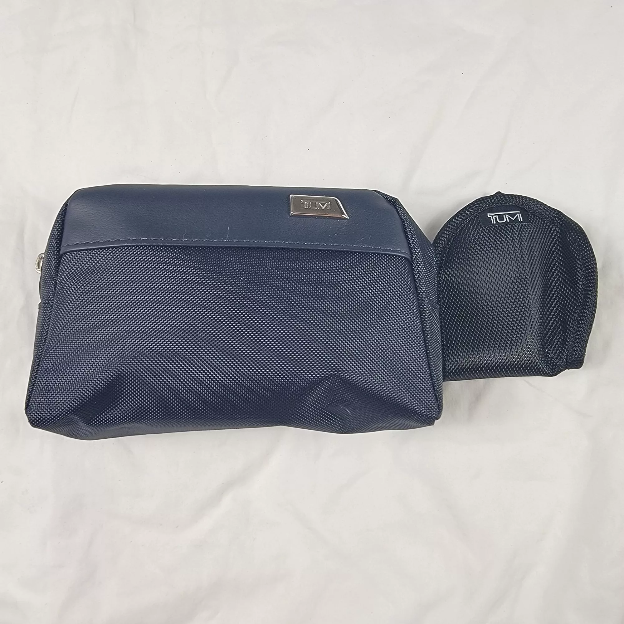 Tumi Bags Luggage Tumi For Delta Travel Toiletry Bag Case Set Navy Blue Nylon