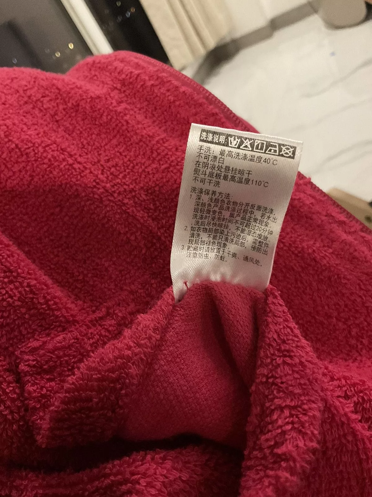 Greg Ross Bombers Greg Ross red towel hoodie oversized bomber