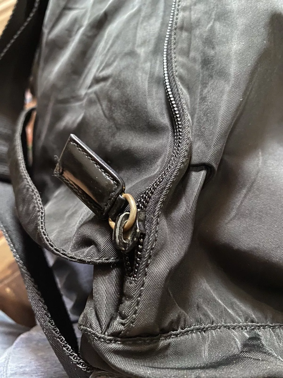 Prada Bags Luggage PRADA MESSENGER SLING BAG Black