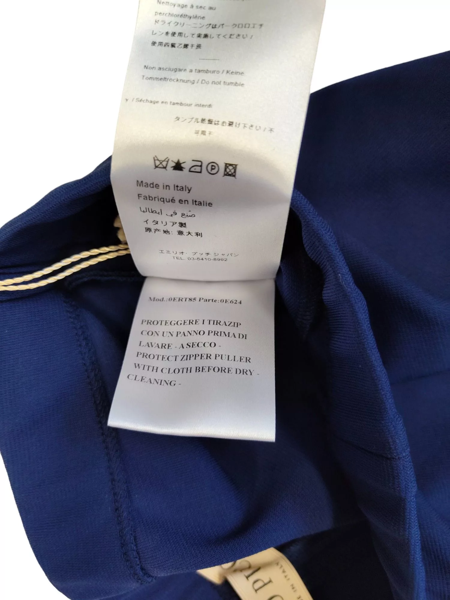 Emilio Pucci Pants Emilio Pucci Navy Blue Straight Pants