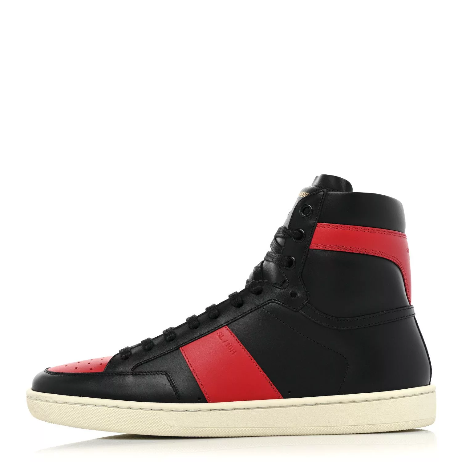 Saint Laurent Paris Hi Top Sneakers Saint Laurent Paris o1s1wg110724 Court Classic Sl/10h Sneaker Leather Black Multi