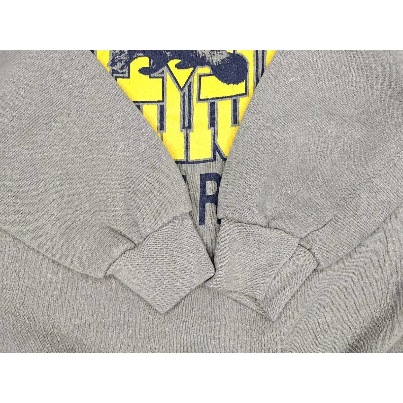 Vintage Sweatshirts Hoodies Michigan Wolverines Vintage Crewneck Graphic Sweatshirt Size White