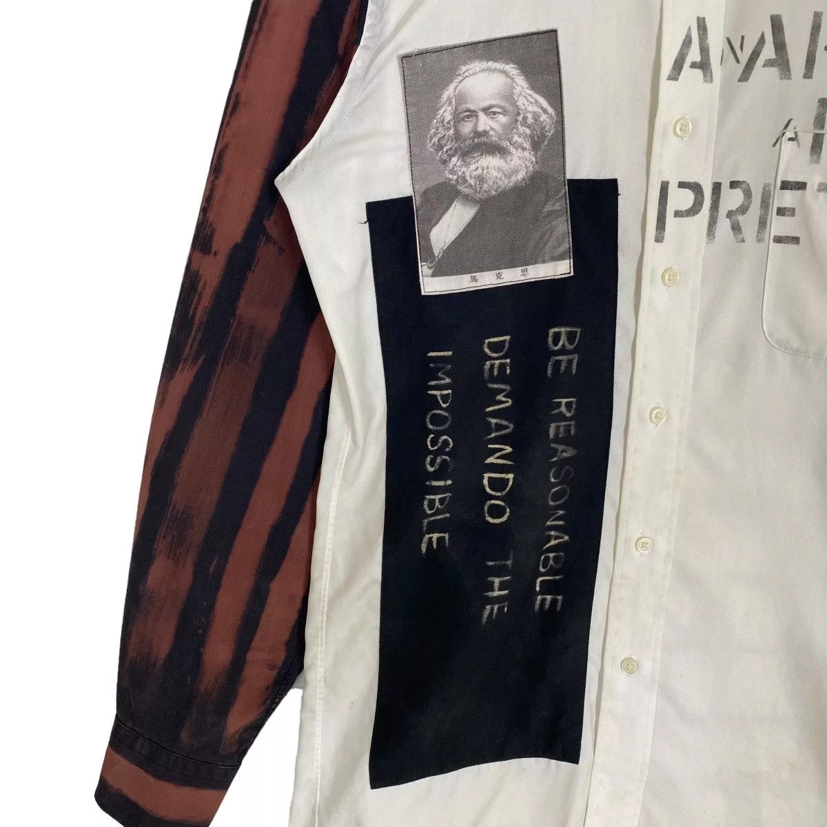 Designer Shirts Button Ups Designer Seditionaries Only Anarchists Are Pretty Shirt Multi