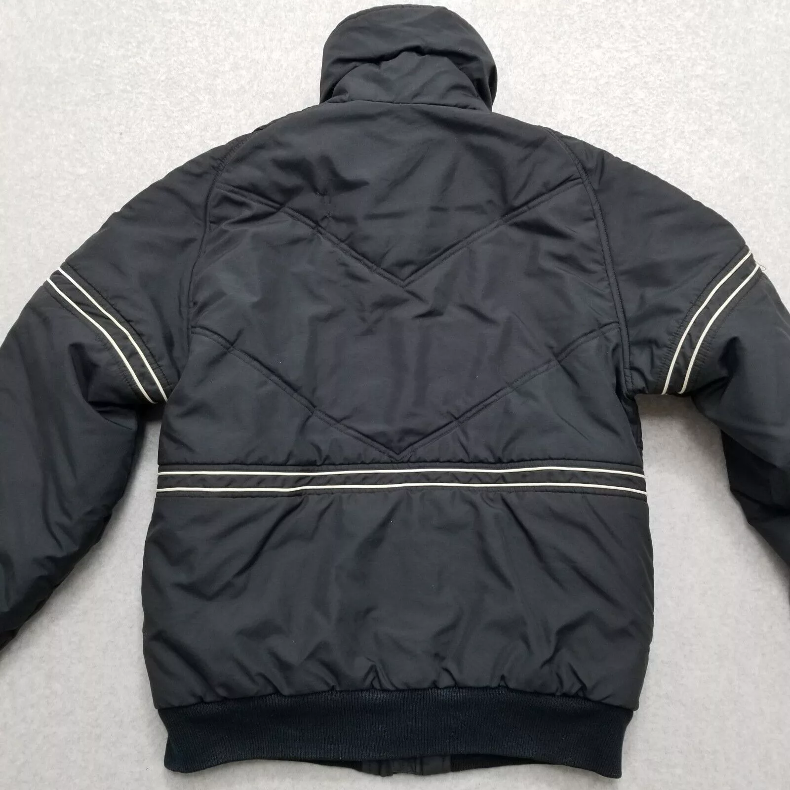 Other Bombers Other Profile Jacket Mens Medium Black Full Zip Pockets
