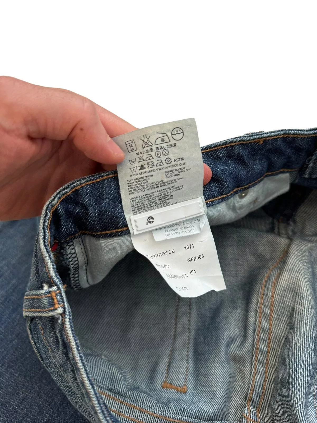 Prada Denim Prada Straight Fit Denim Blue Jean