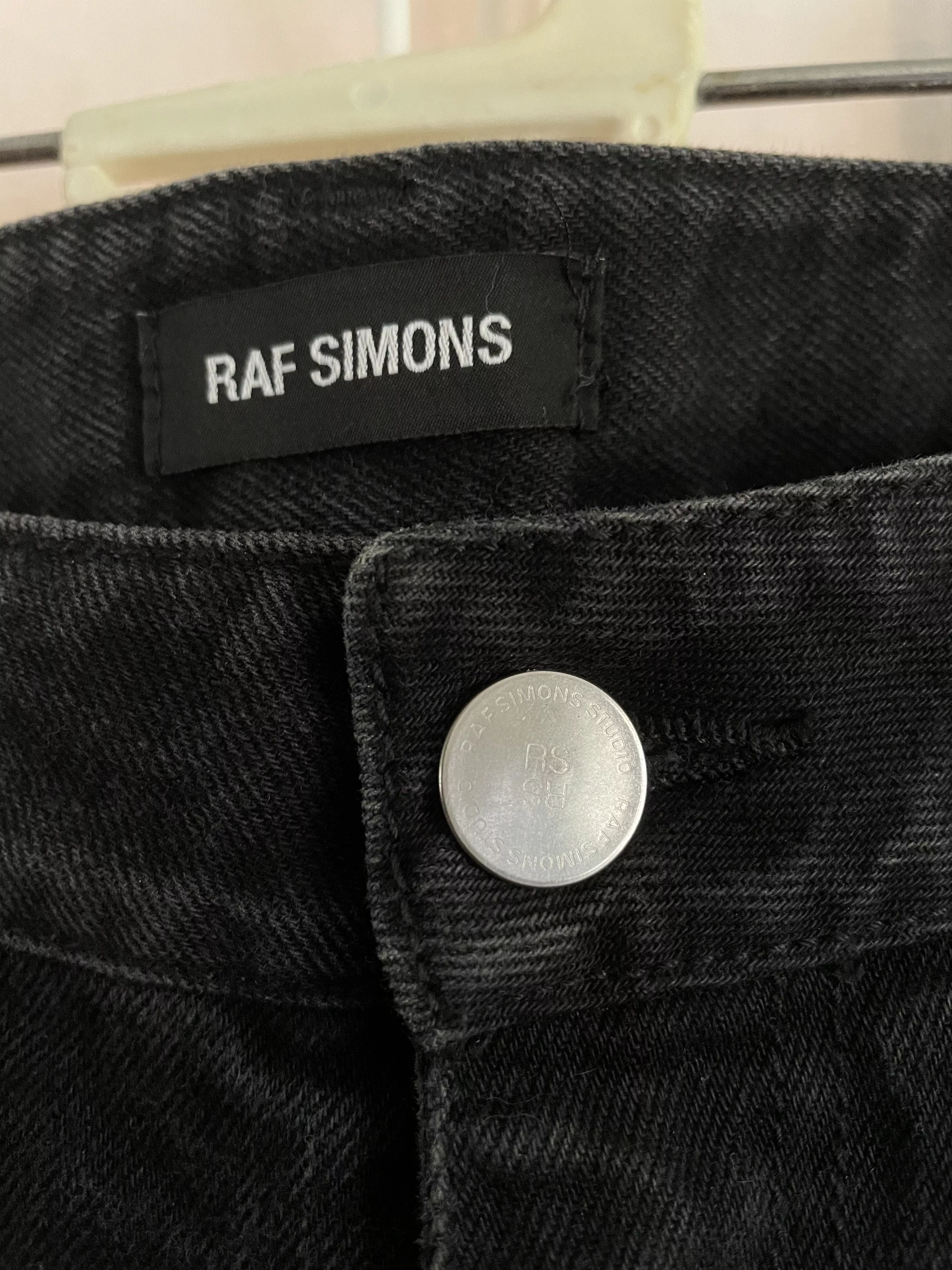 Raf Simons Denim Raf Simons LSD XTC Straight Jeans FARFETCH Black
