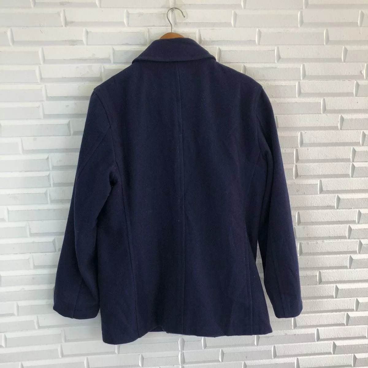 Mackintosh Heavy Coats MACKINTOSH PHILOSOPHY ADMIRAL MELTON WOOL JACKET Blue