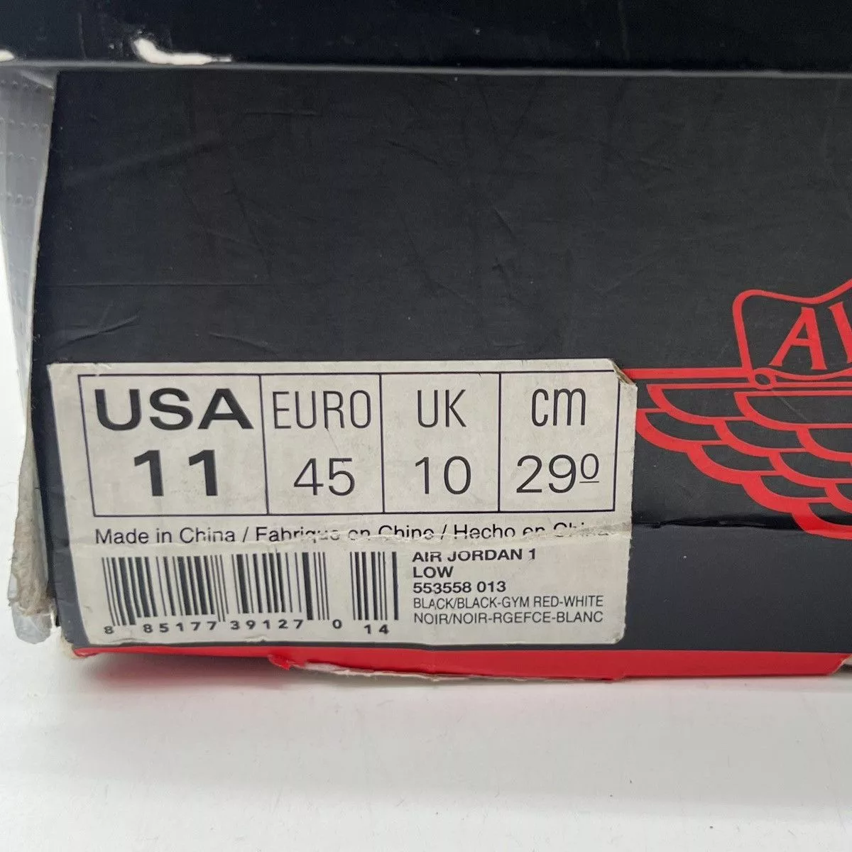 Nike Low Top Sneakers Nike Air Jordan 1 low bred Black