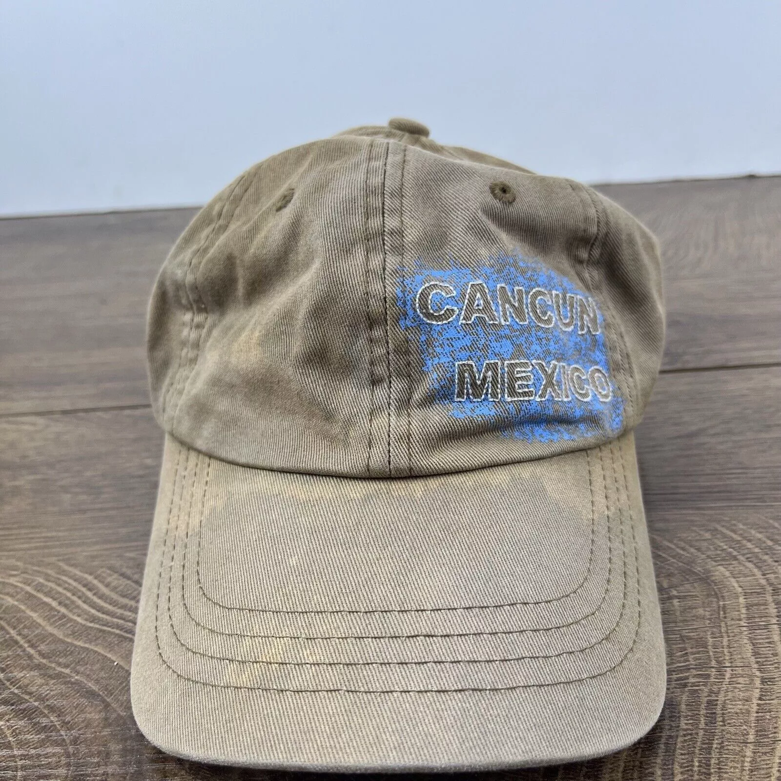 Other Hats Other Cancun Mexico Hat Cancun Cap Hat Brown Cap Adjustable Brown