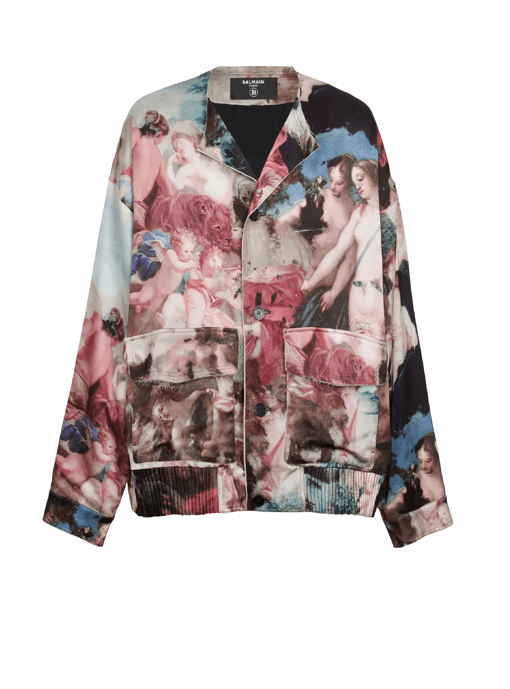 Balmain Light Jackets Balmain o1w1db10624 Jacket in Printed Multi