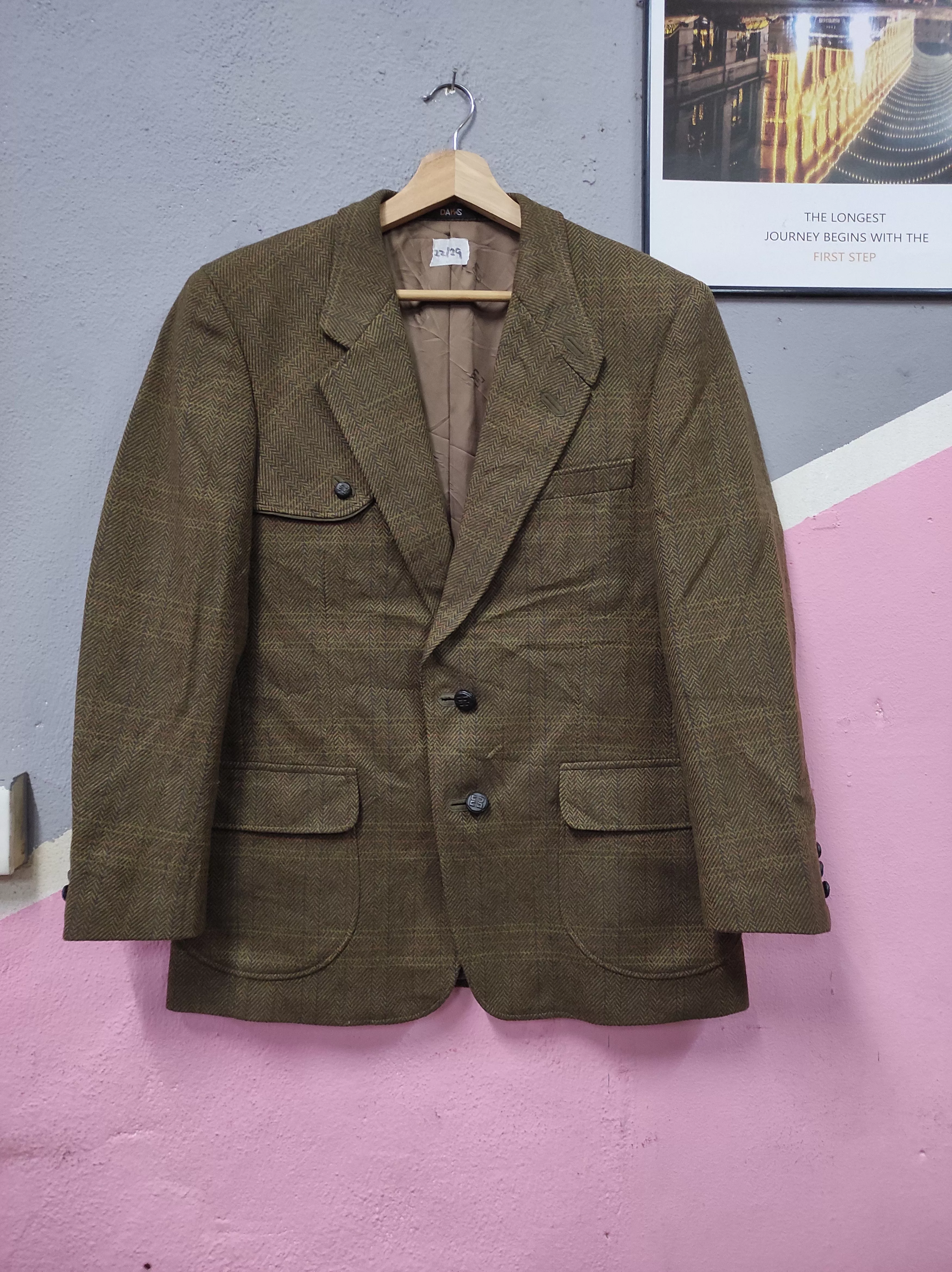 DAKS Blazers DAKS PLAID BLAZER JACKET Multi