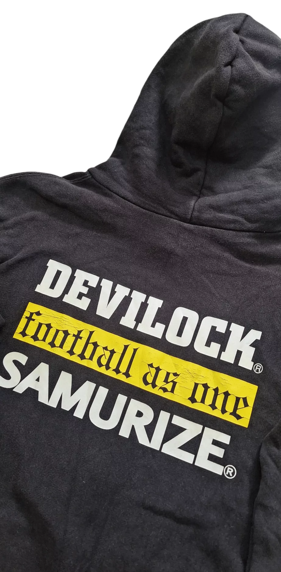 Devilock Sweatshirts Hoodies Devilock × Hysteric Glamour Vintage Devilock × Samurize Football As One Hoodie Black
