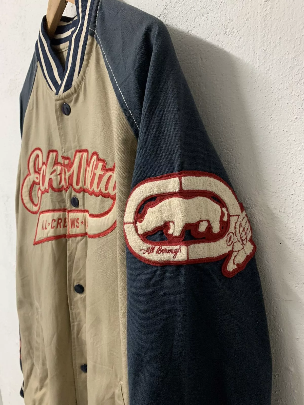 Ecko Unltd. Light Jackets Ecko Unltd. × Vintage Vintage Ecko Unltd Varsity Jacket Brown