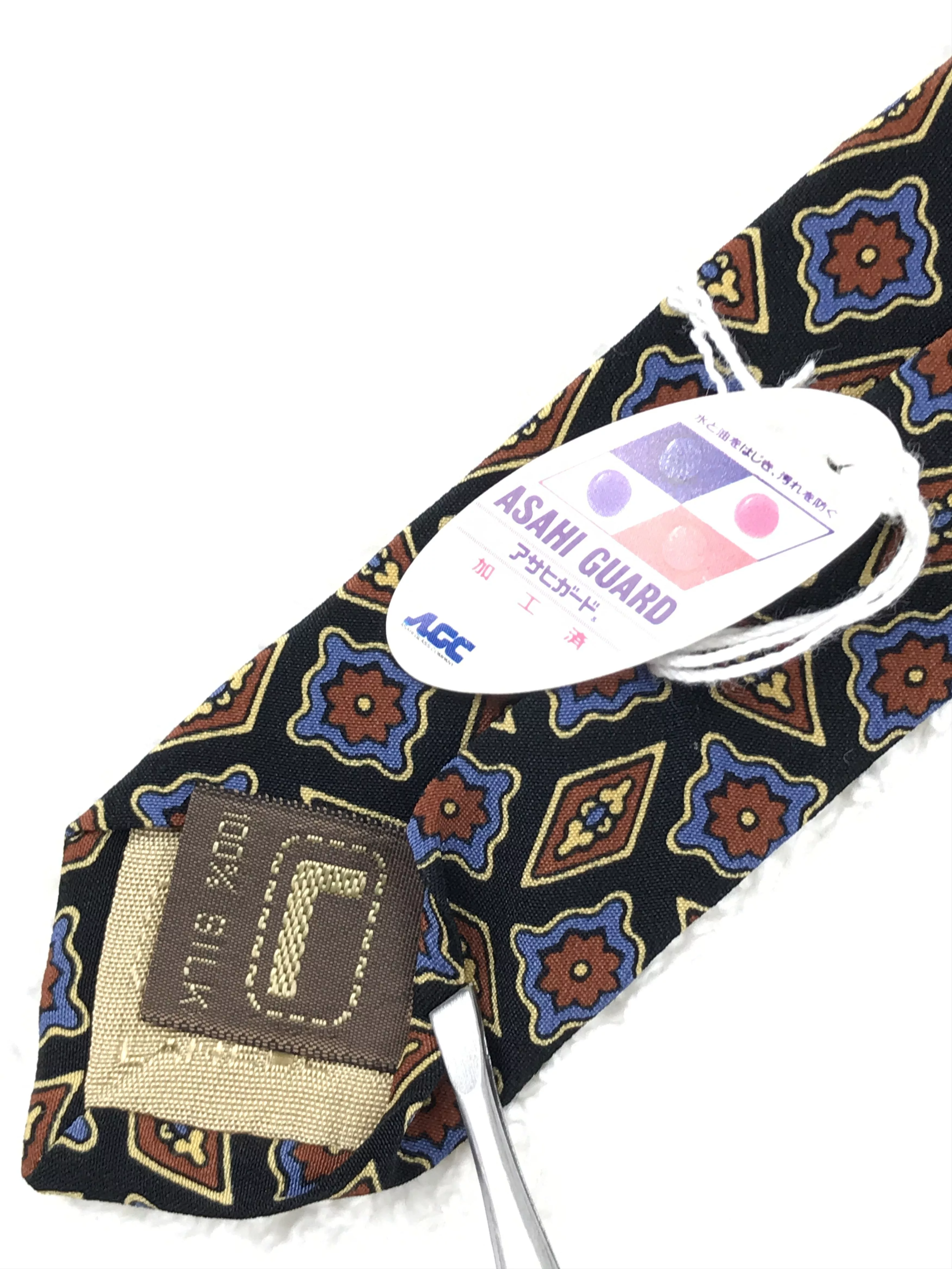 Lancel Ties Pocketsquares LC301 Vintage Lancel Necktie Pure Silk Multi